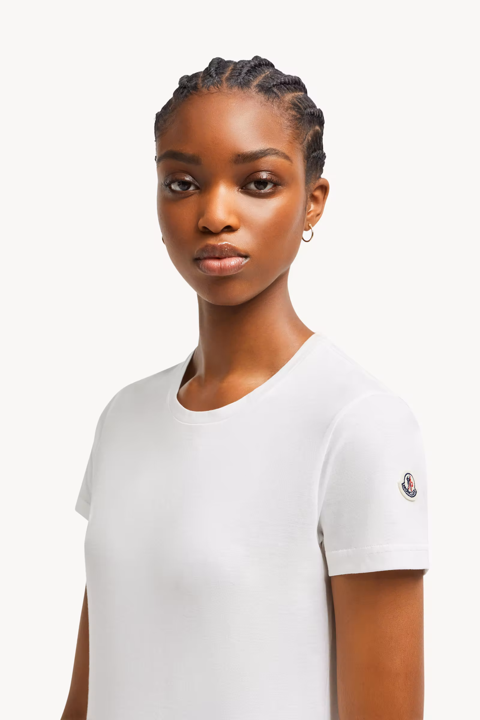 Logo Patch Cotton Jersey T-Shirt