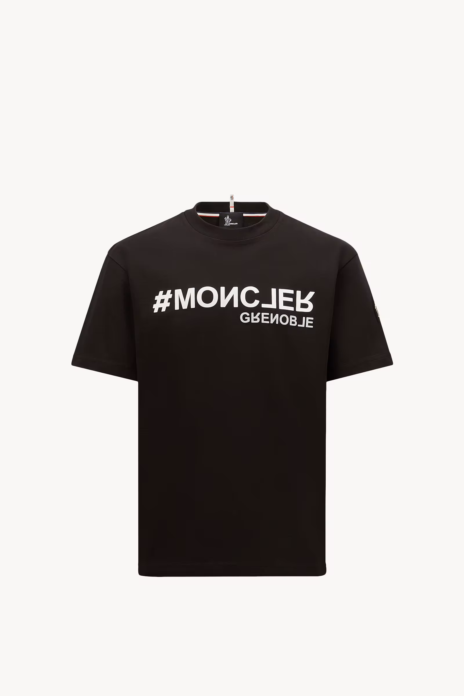 Mirrored Logo Cotton T-Shirt