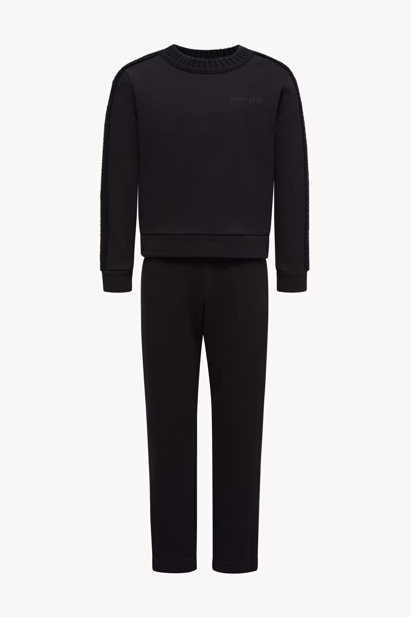 Wool-Trimmed Cotton Sweatsuit Set