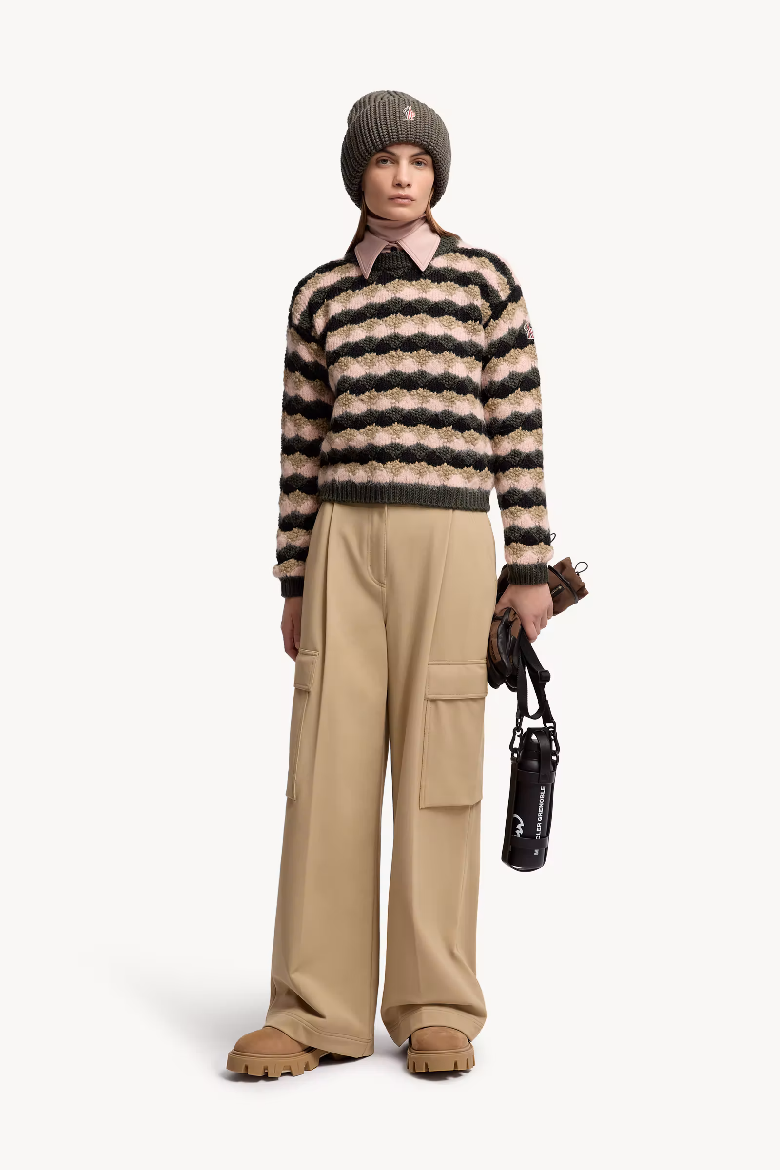 Wool & Alpaca Blend Striped Sweater