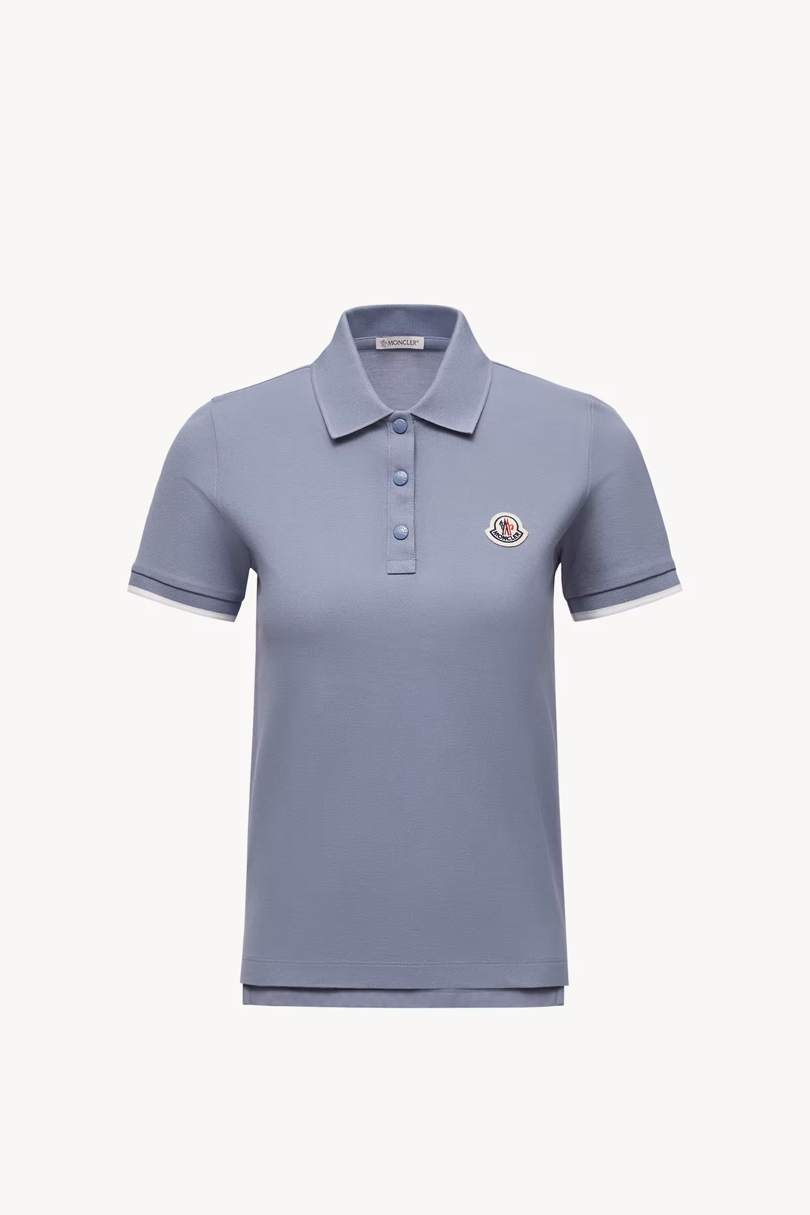 Logo Patch Cotton Piquet Polo Shirt
