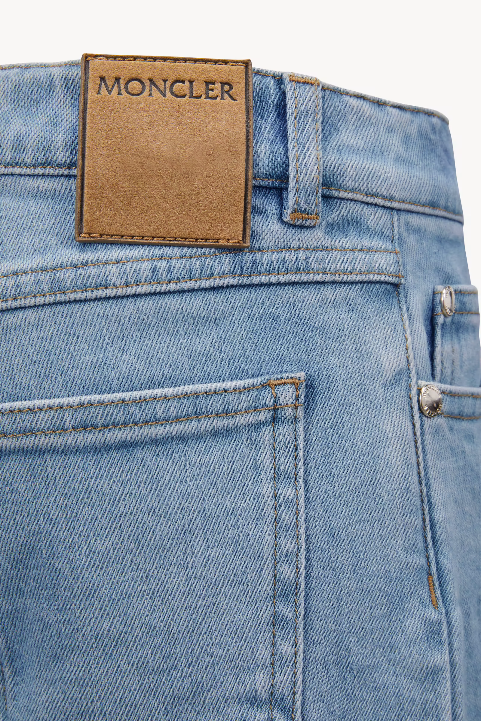 Bleached Denim Jeans