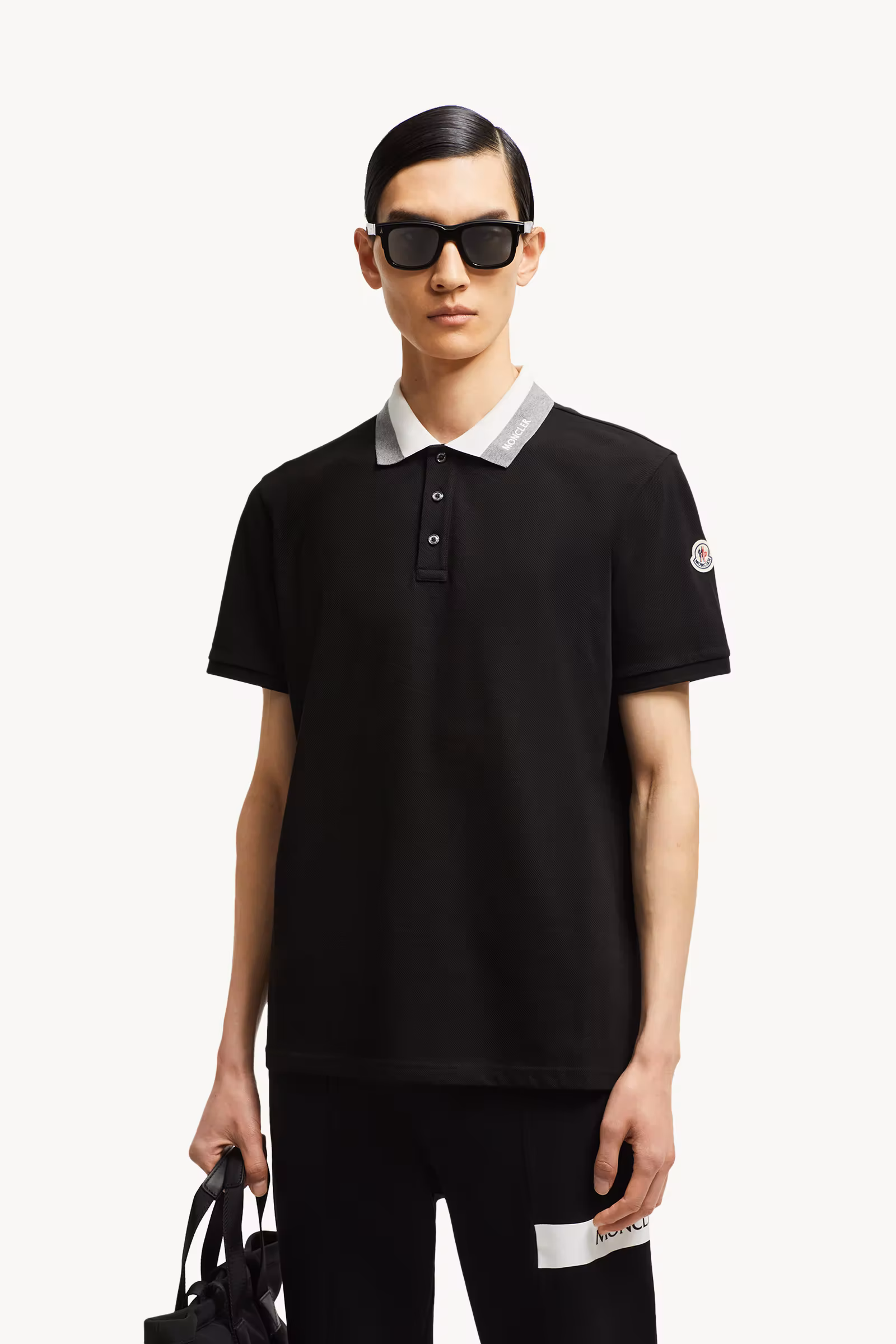 Embroidered Logo Cotton Piquet Polo Shirt