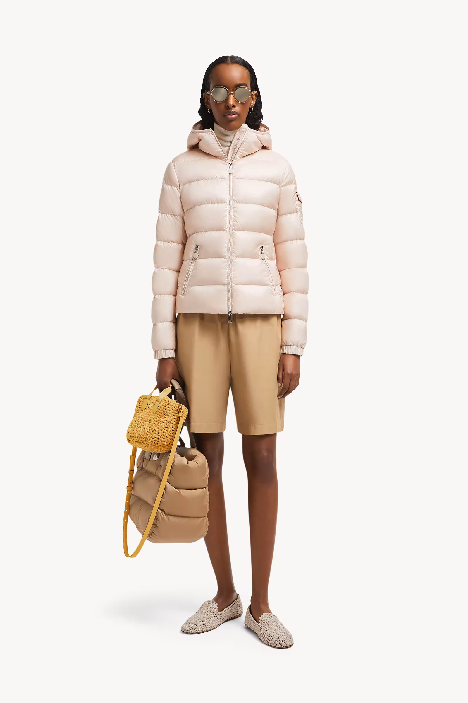 Gles Hooded Short Down Jacket