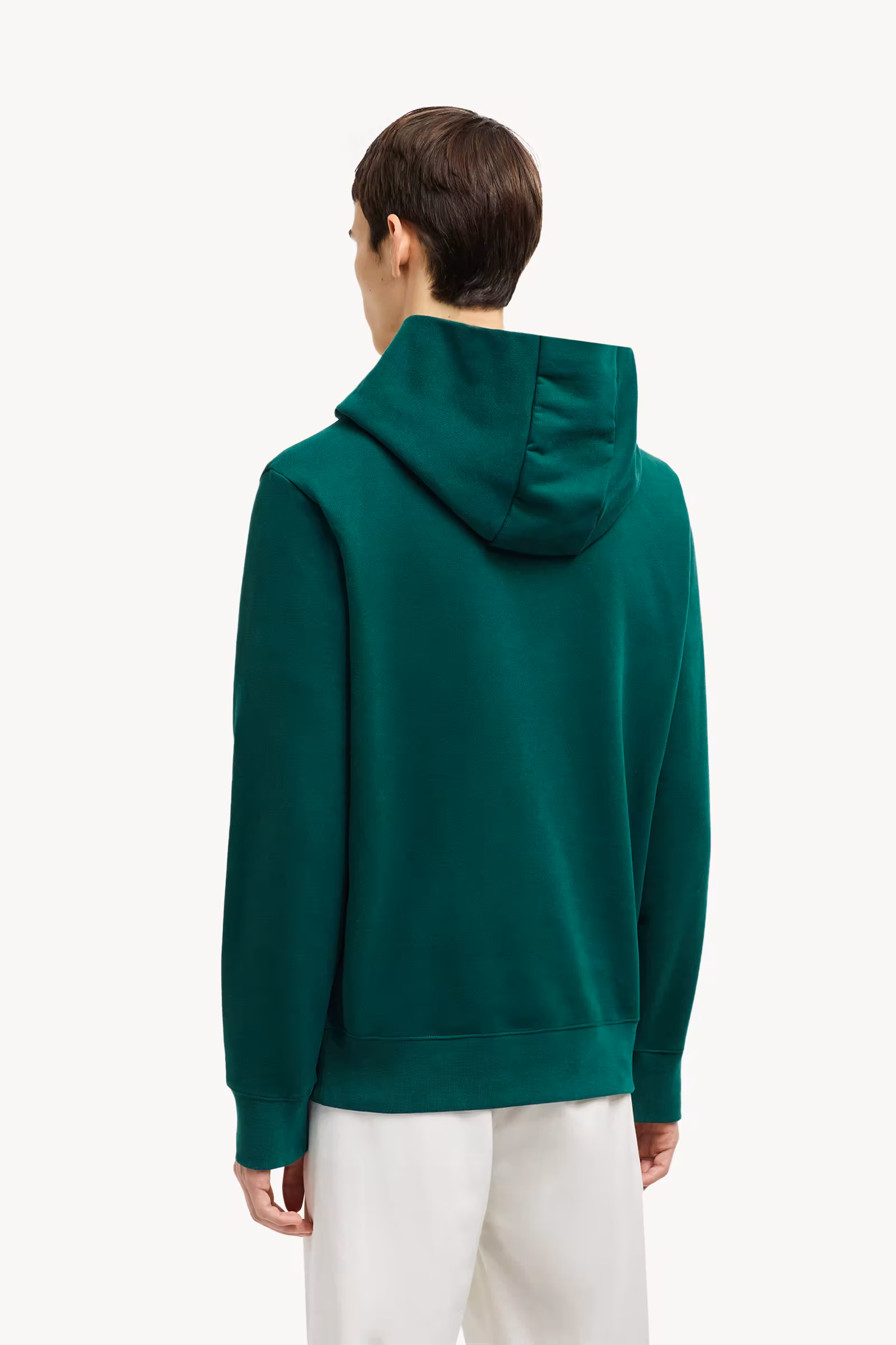 Logo Patch Cotton Hoodie