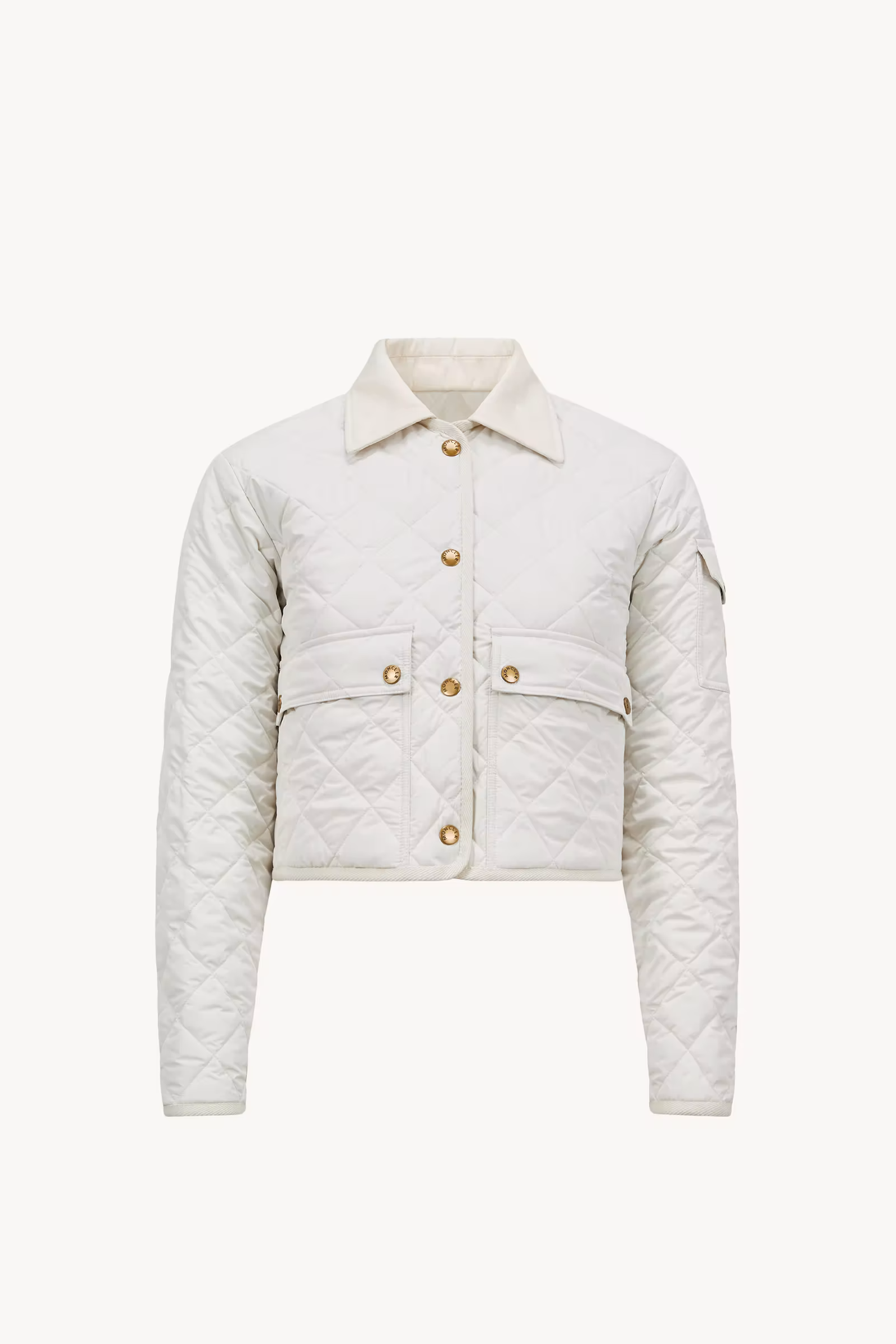 Chitre Diamond-Quilted Padded Shirt Jacket