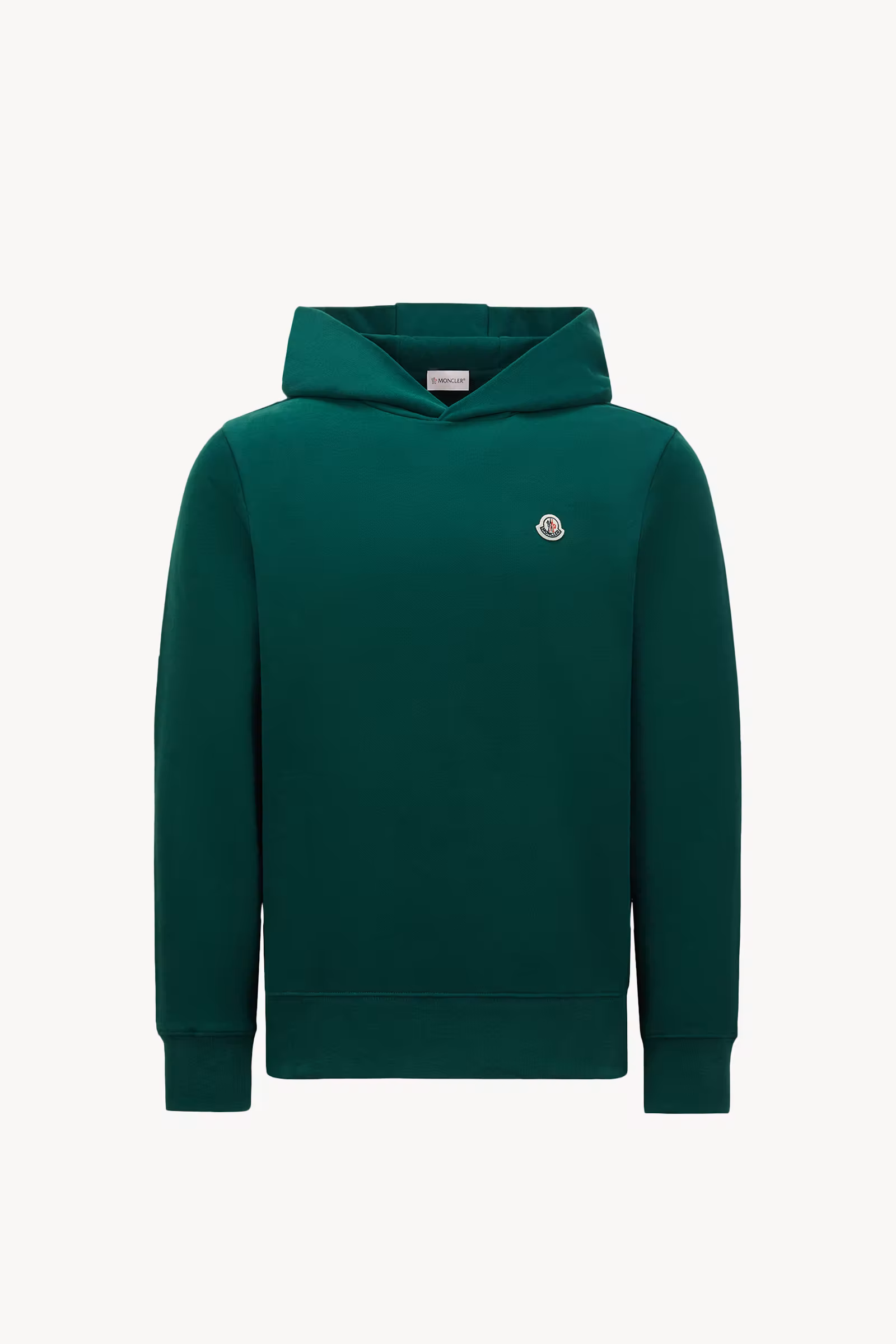 Logo Patch Cotton Hoodie