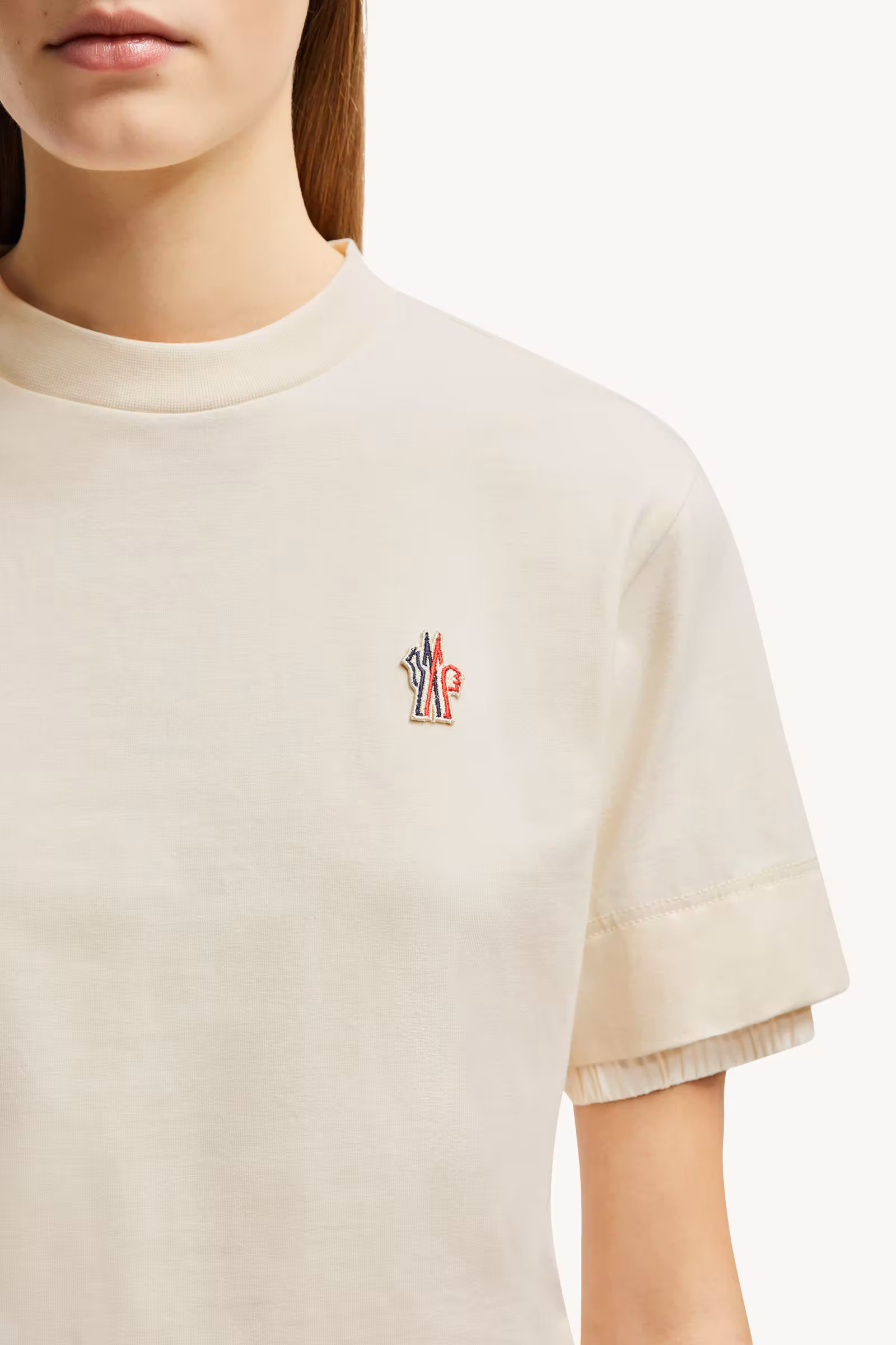 Logo Patch Cotton T-Shirt