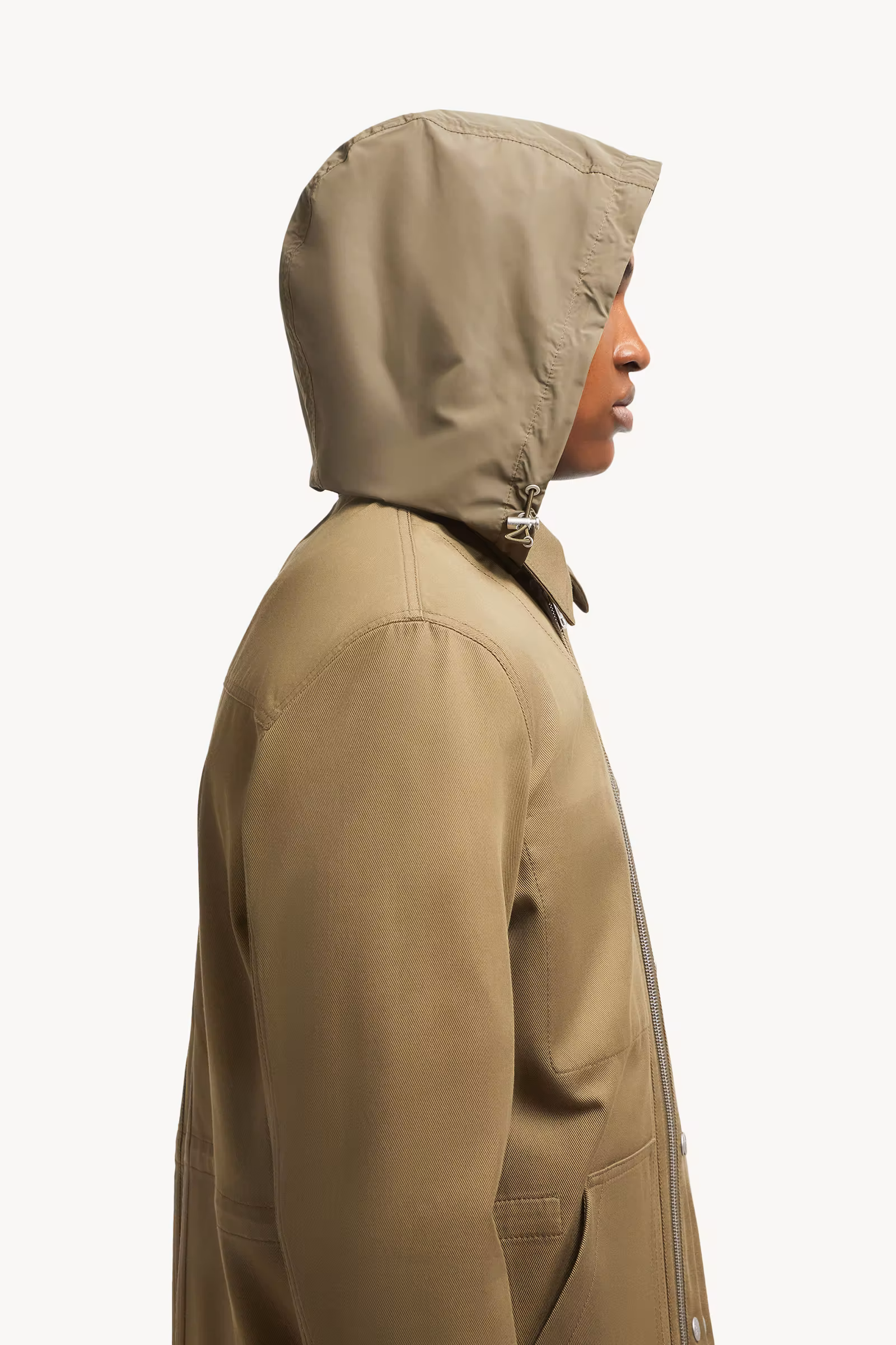 Guerledan Hooded Cotton Shirt Jacket