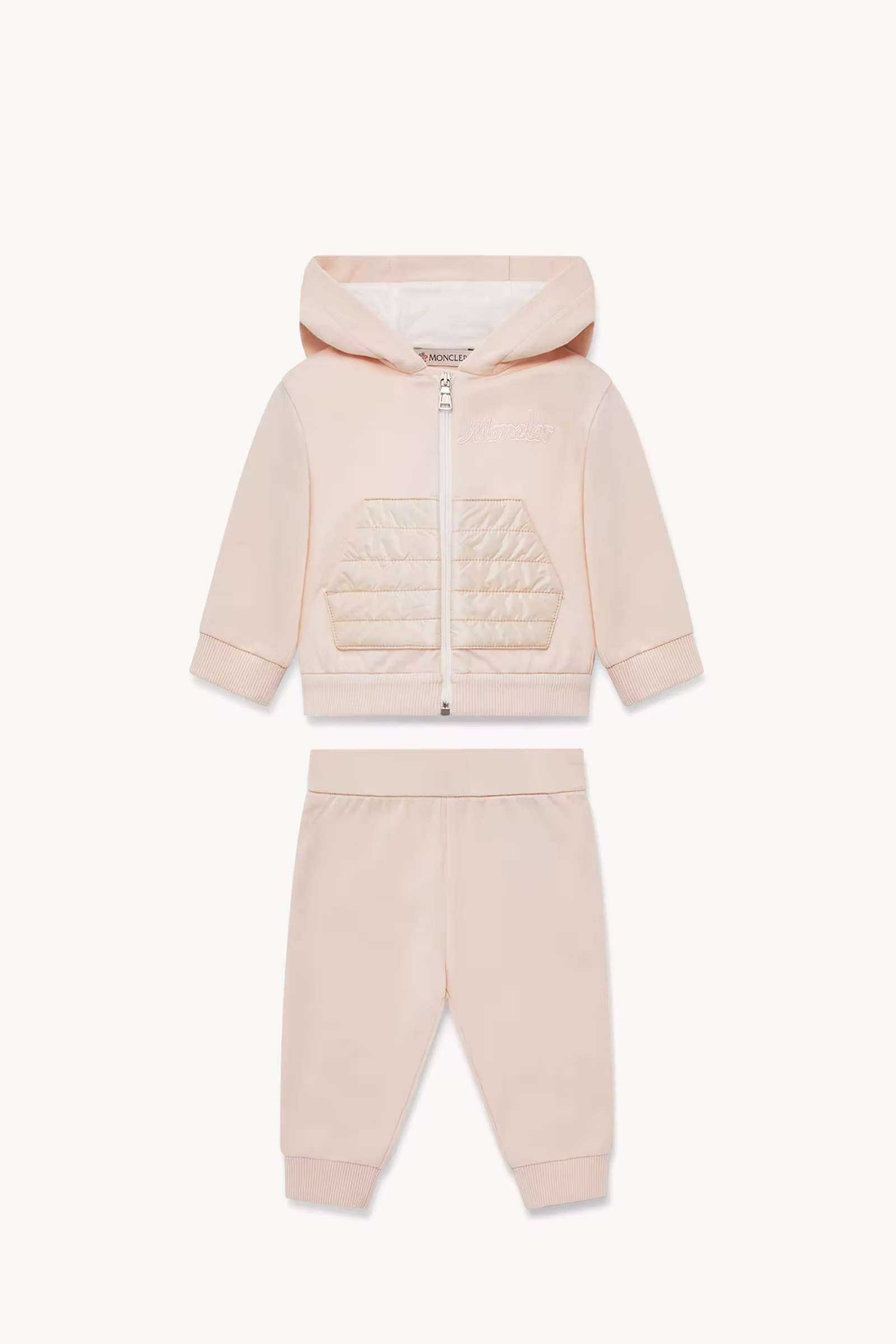 Embroidered Logo Cotton Sweatsuit Set