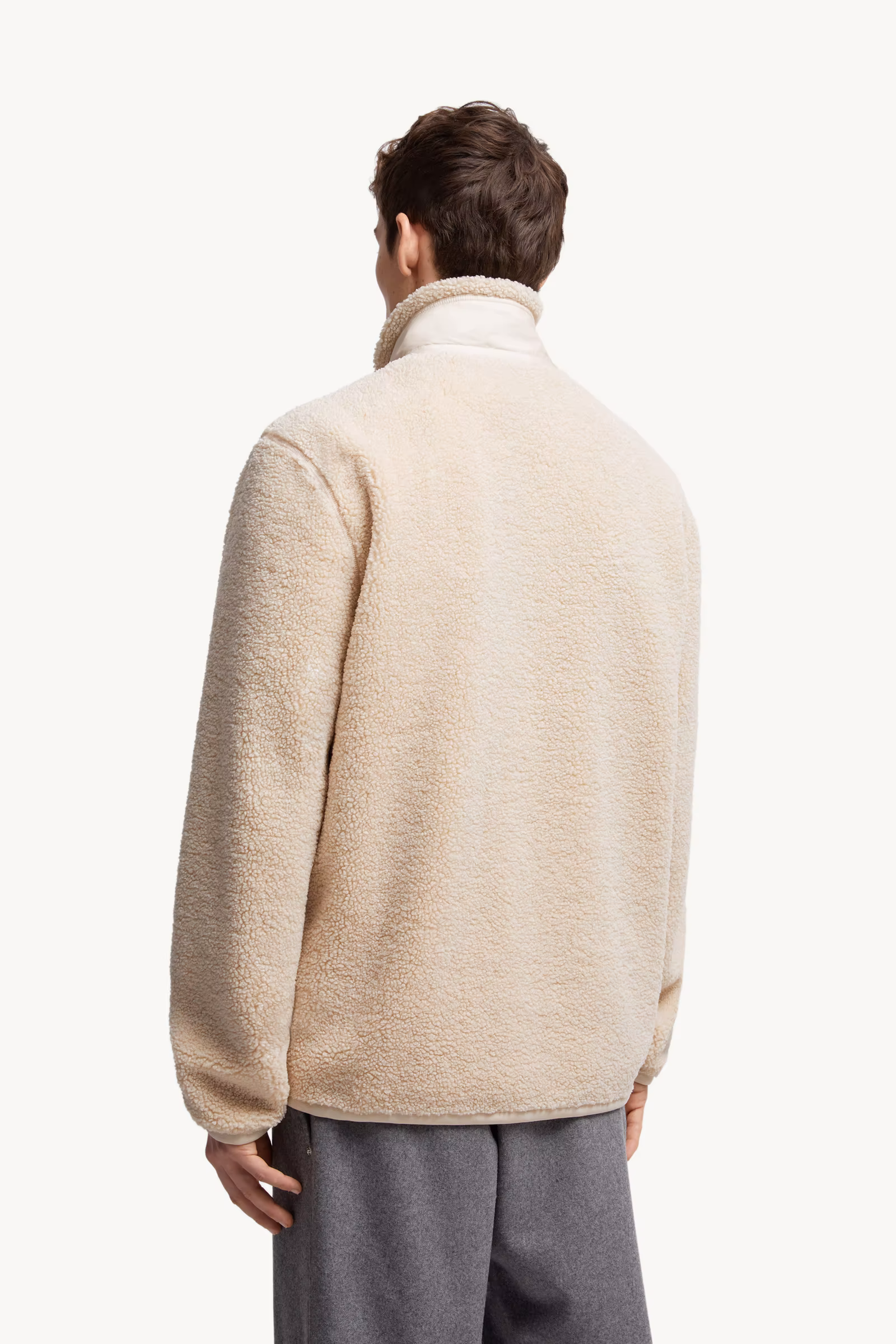 Teddy Zip-Up Sweatshirt with Pocket