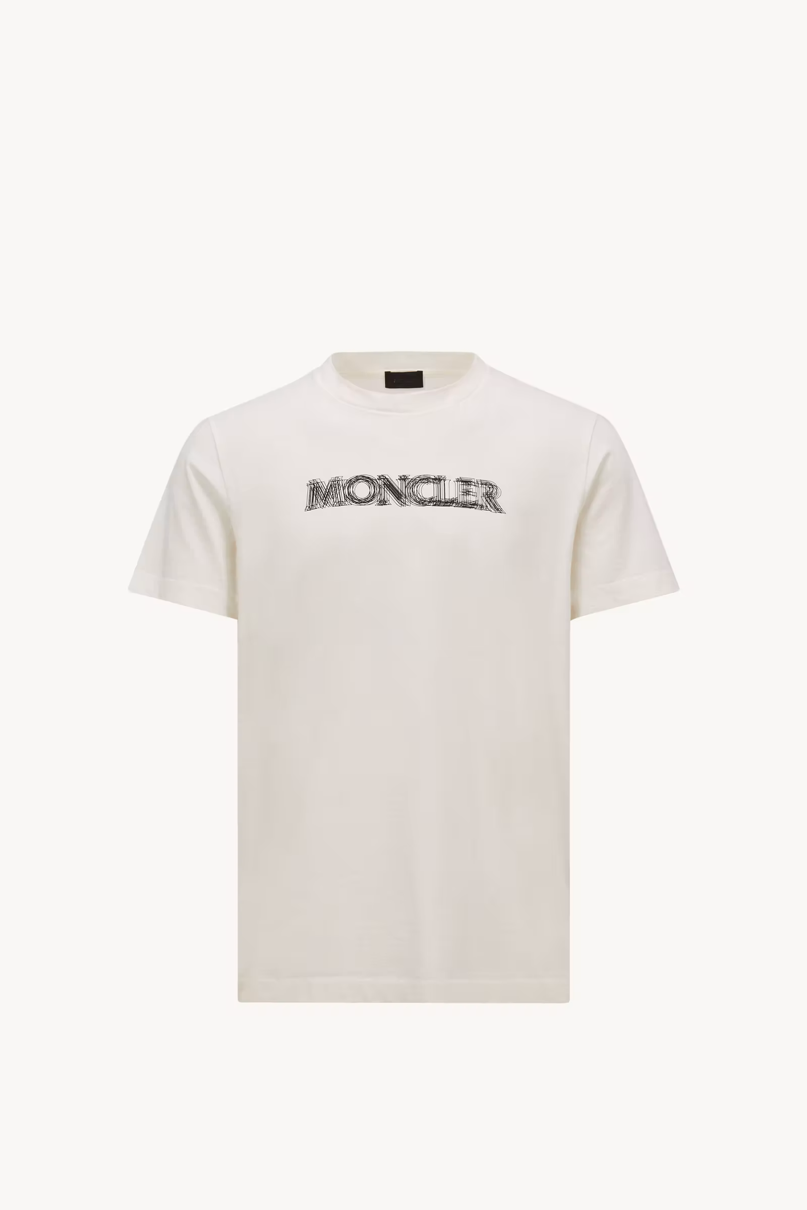 Blurred Logo Cotton T-Shirt