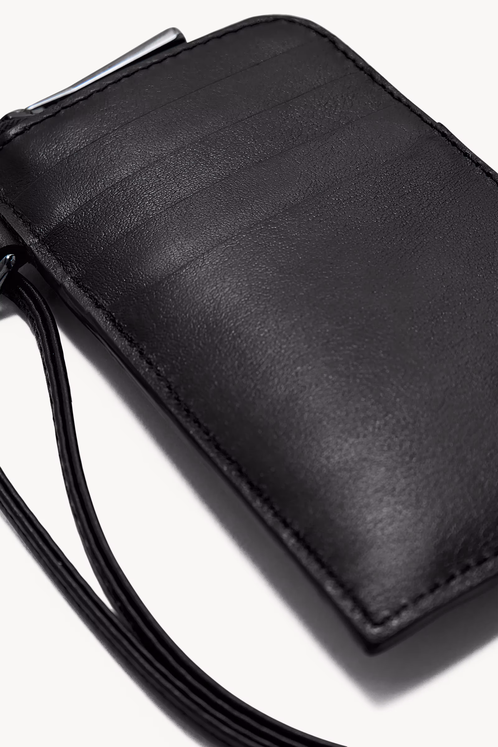 Doudoune Quilted Leather Card Holder