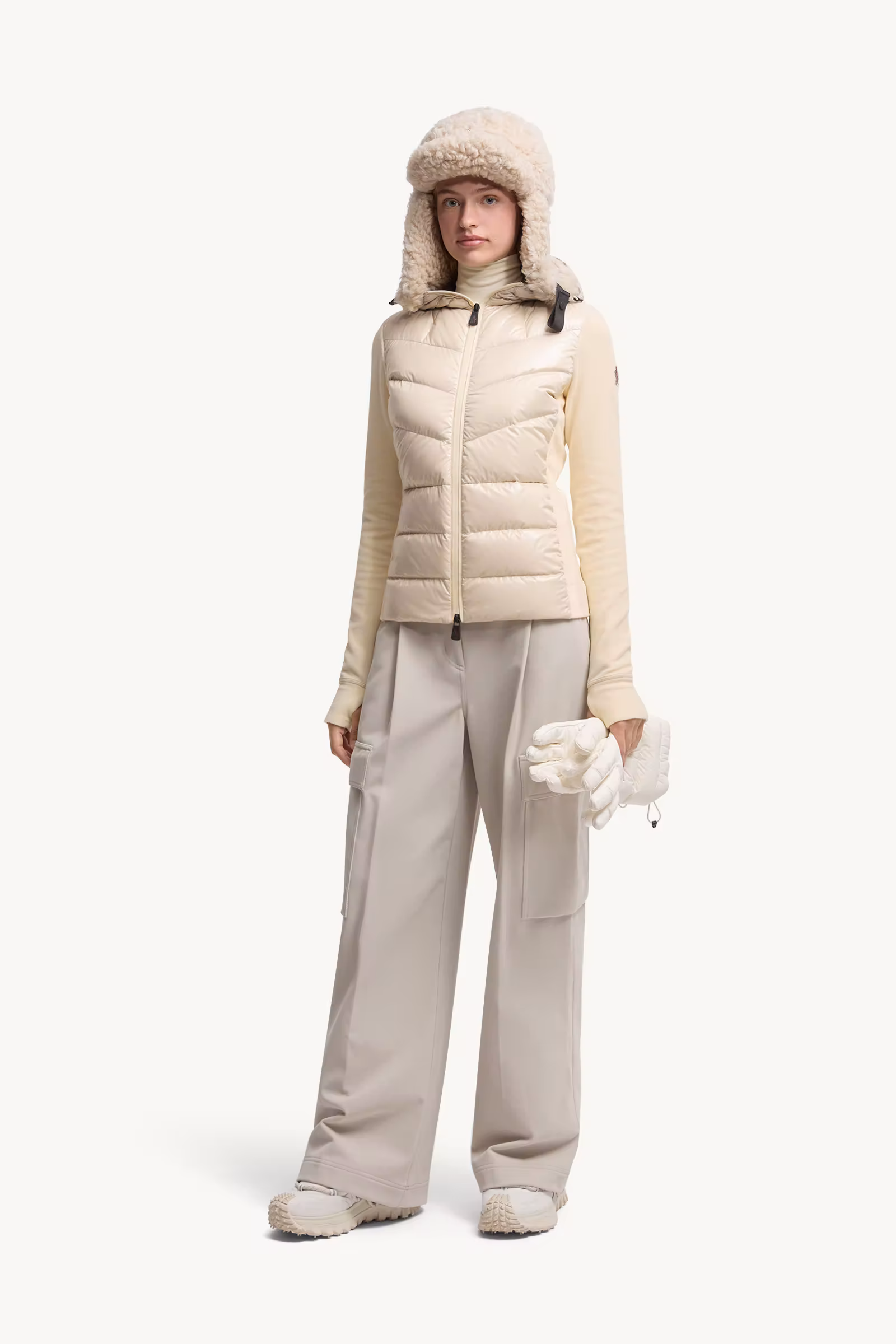 Padded Zip-Up Hoodie