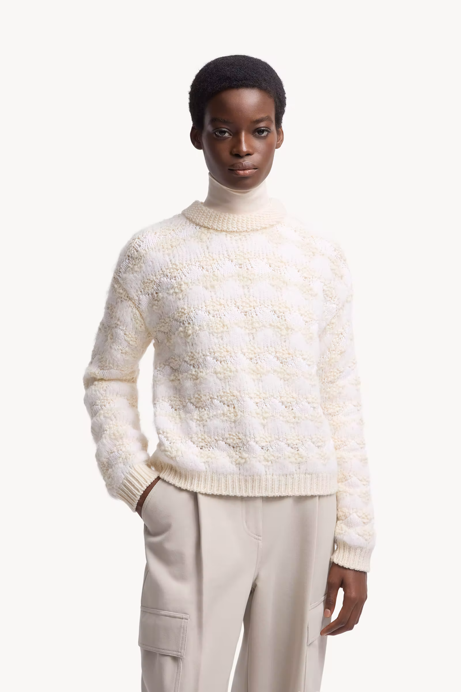 Wool & Alpaca Blend Striped Sweater