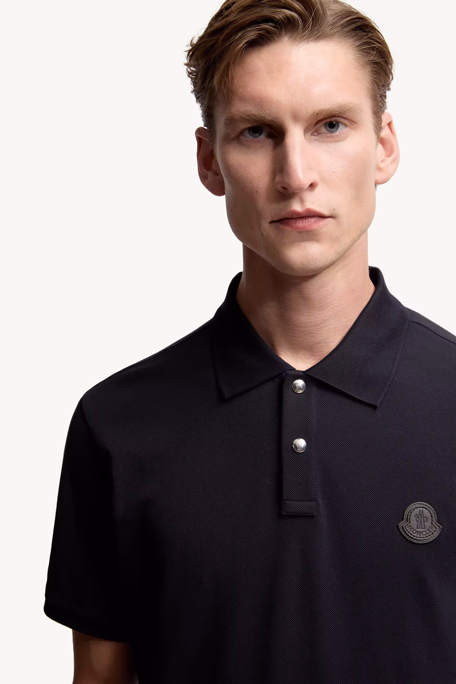 Logo Patch Cotton Piquet Polo Shirt