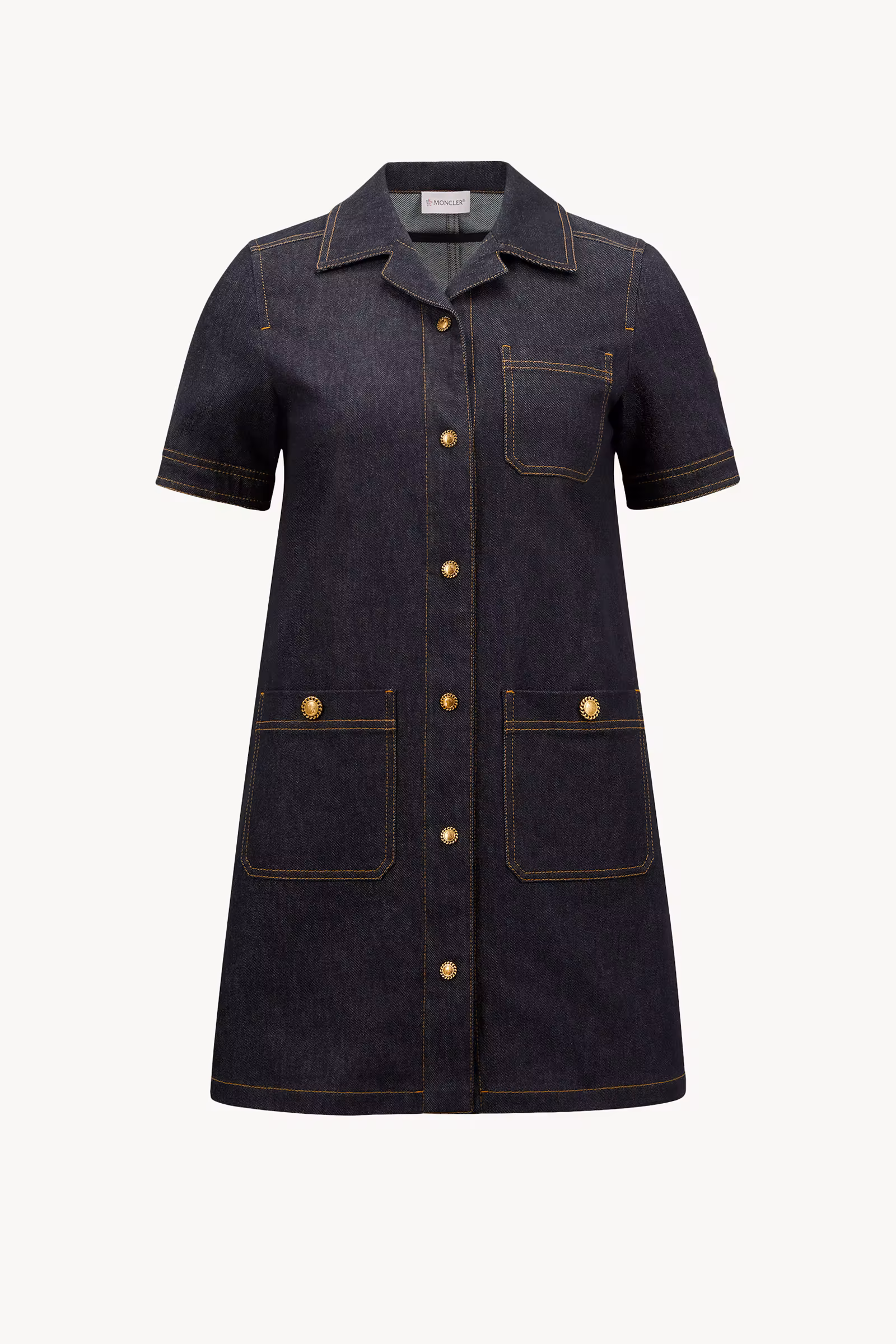 Denim Mini Shirt Dress