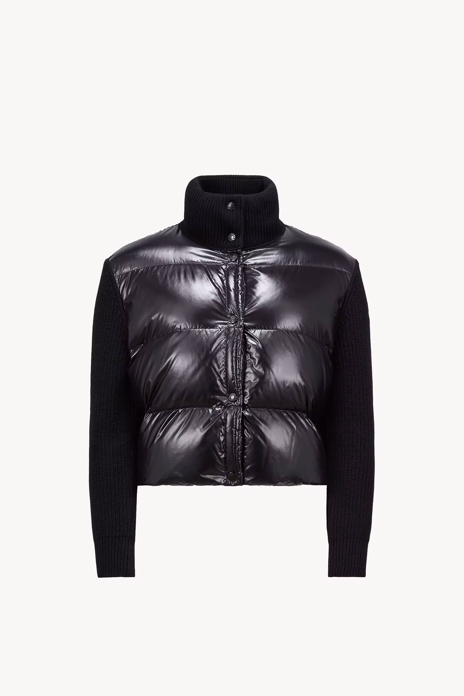 Padded Wool Cardigan