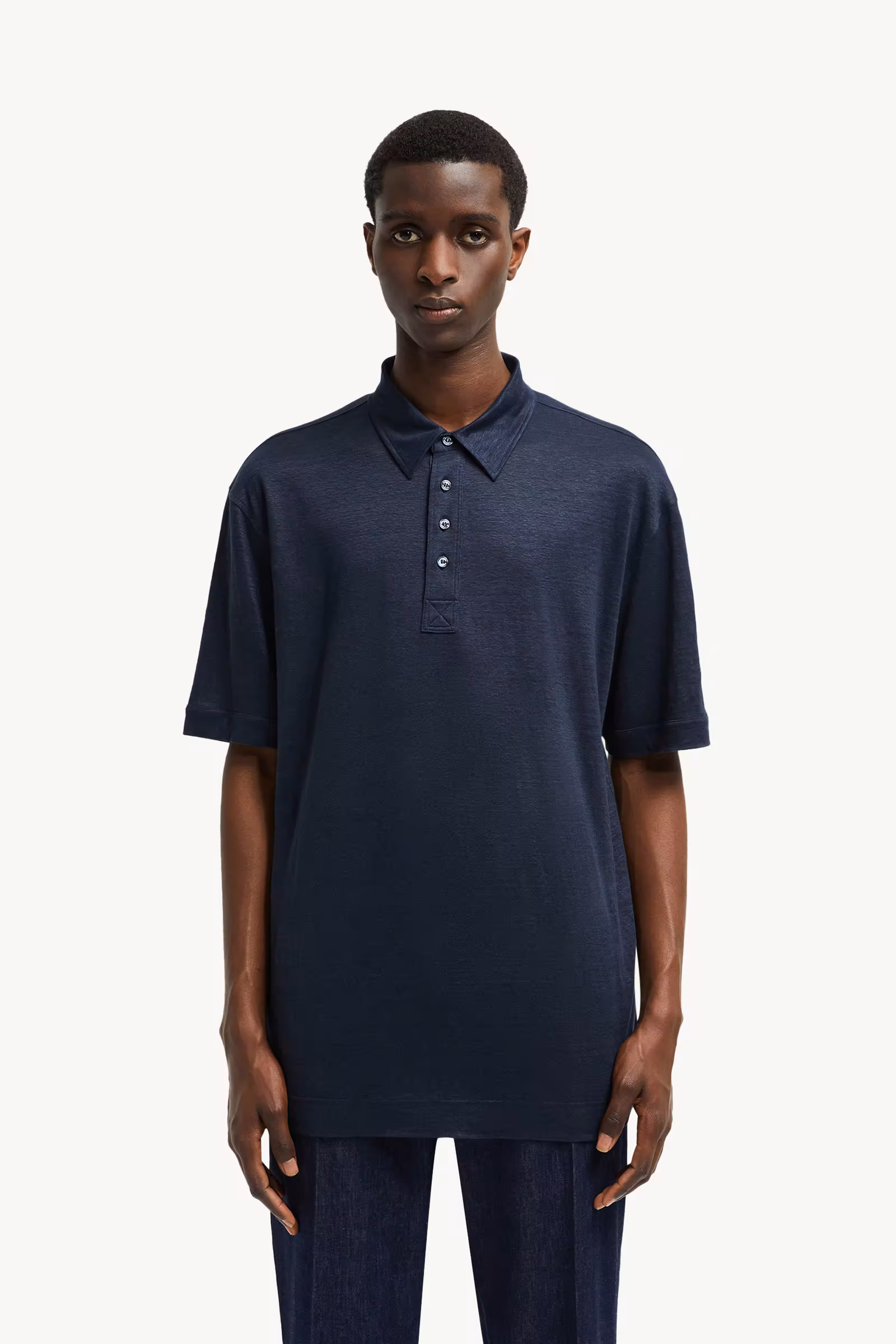 Linen Polo Shirt