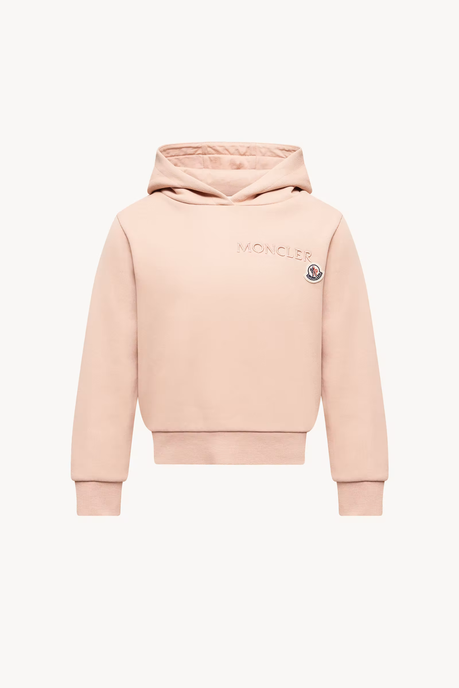Embroidered Logo Cotton Hoodie