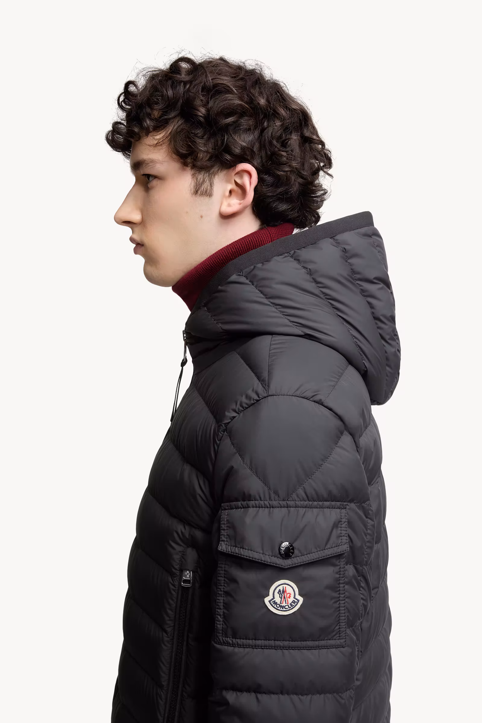 Galion Hooded Short Down Jacket
