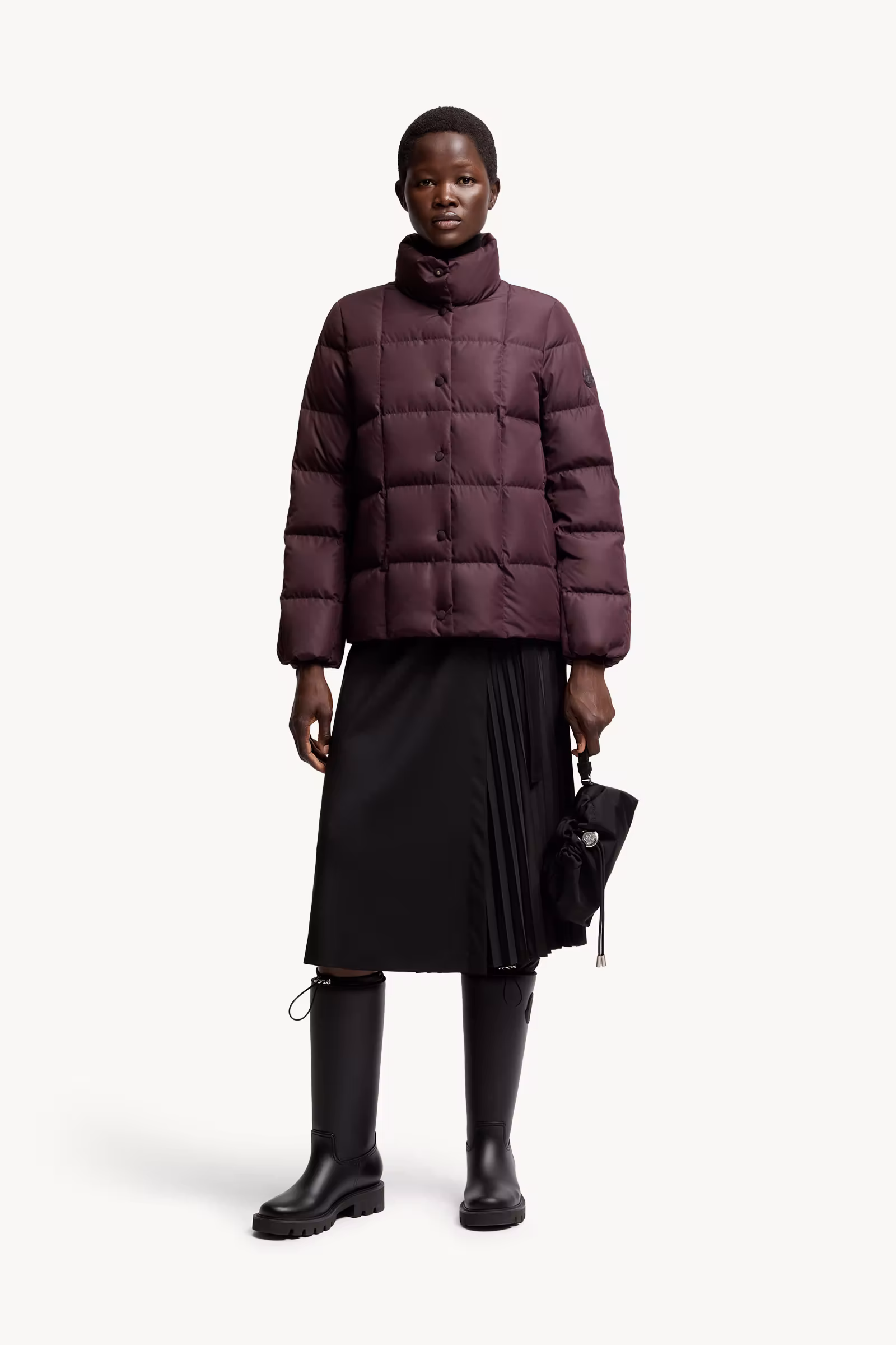 Cochevinne Square-Quilted Short Down Jacket