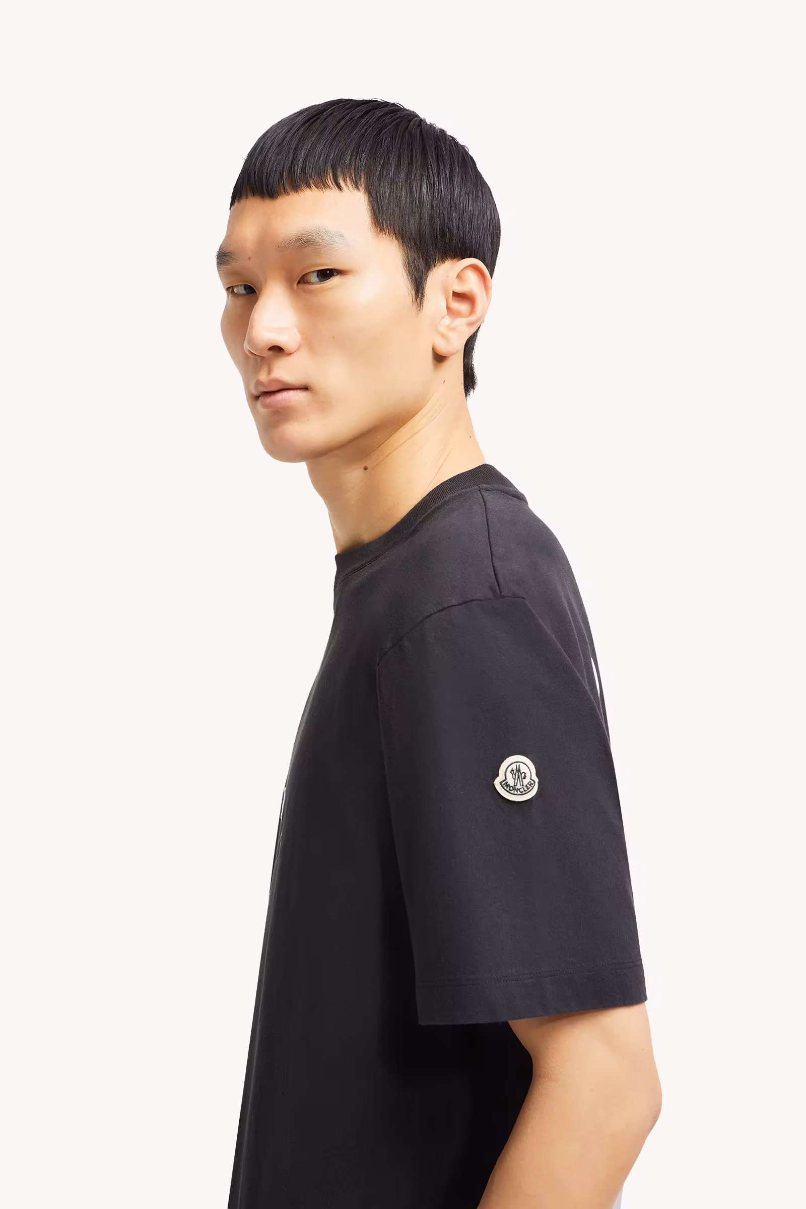 Moncler x FRGMT Cartoon Logo Cotton T-Shirt