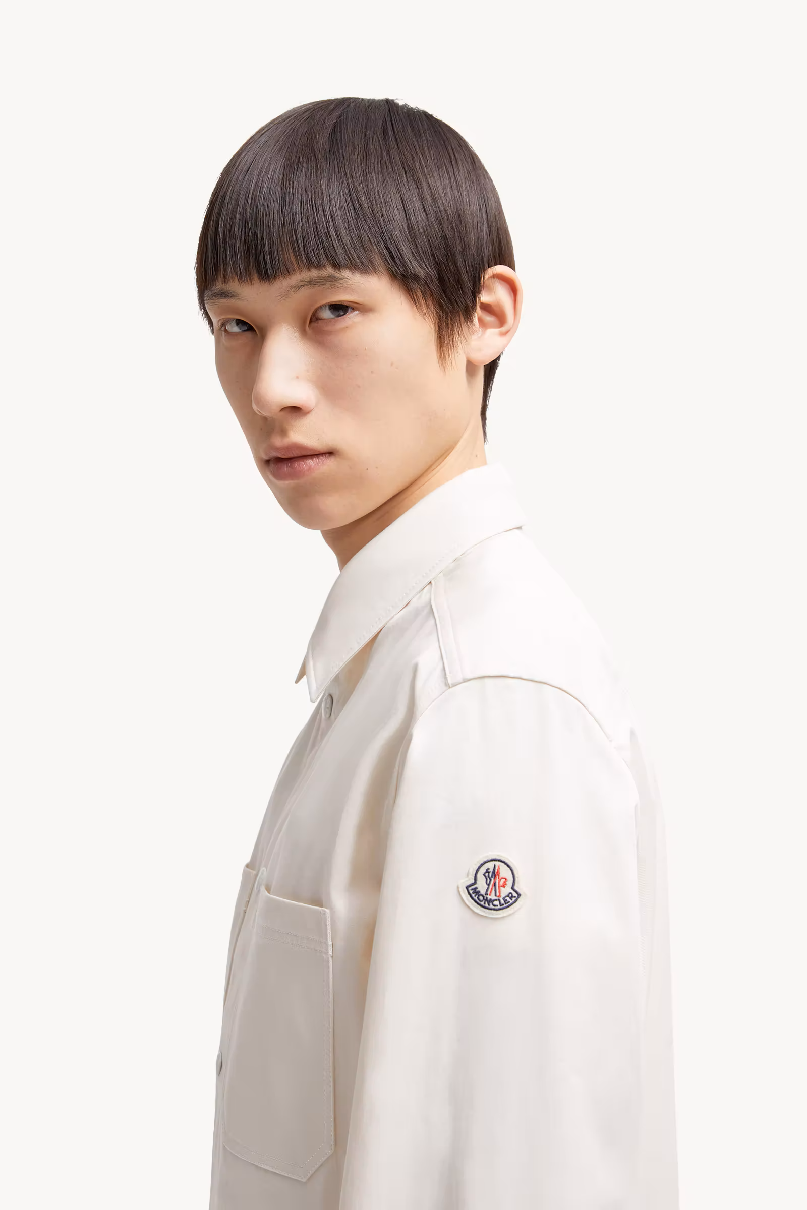 Cotton Gabardine Shirt Jacket