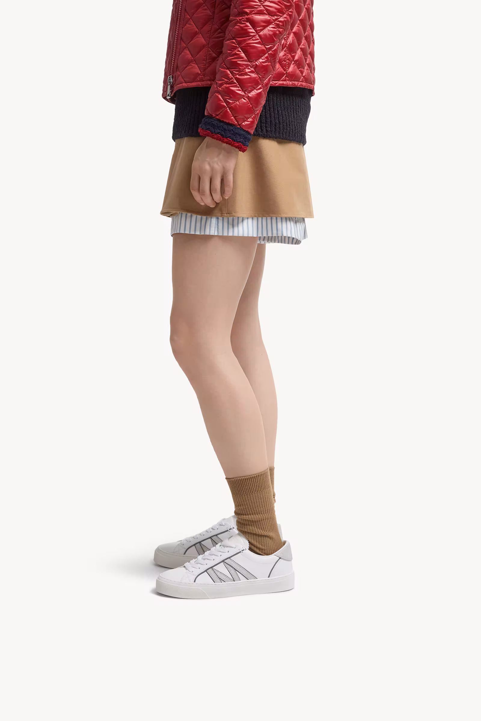 Monaco2 Leather & Glitter Sneakers