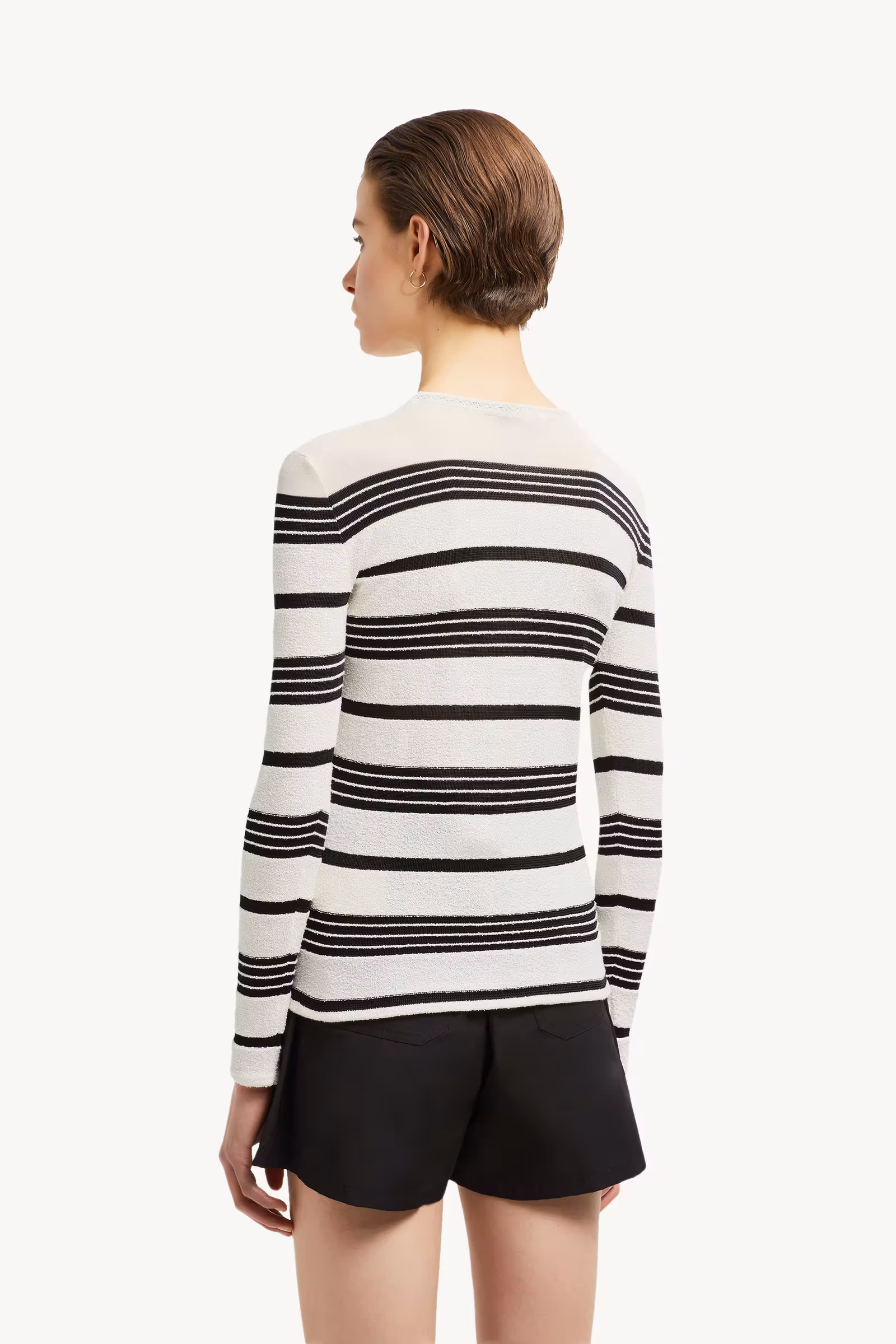 Striped Bouclé Sweater