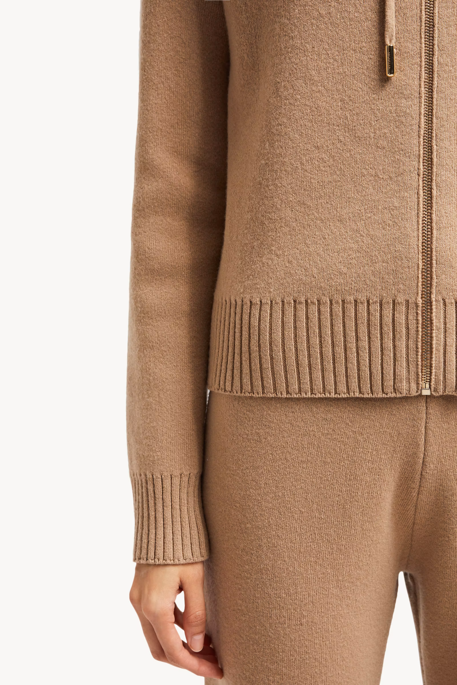Wool & Cashmere Zip-Up Hoodie