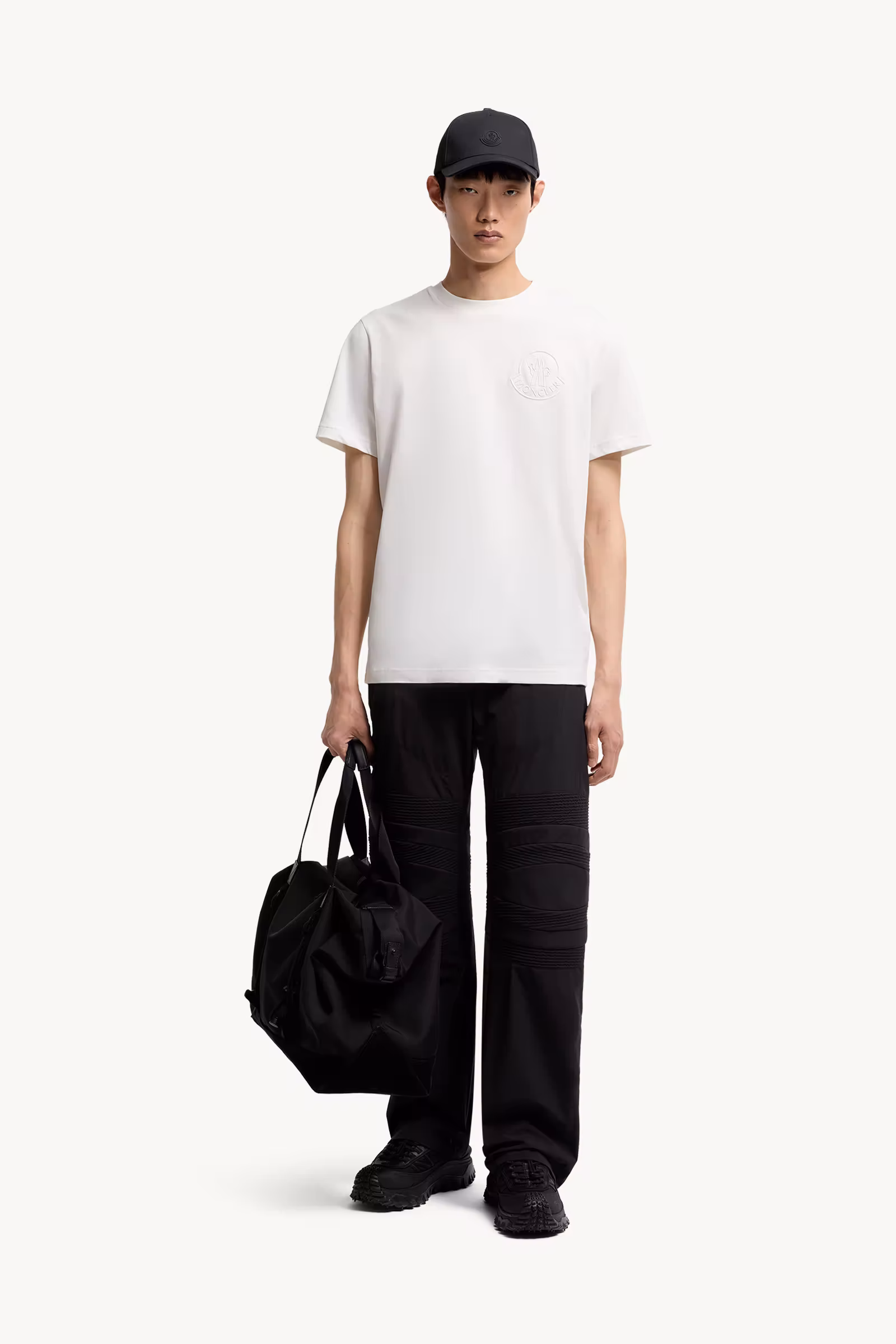 Three-Dimensional Logo Cotton T-Shirt