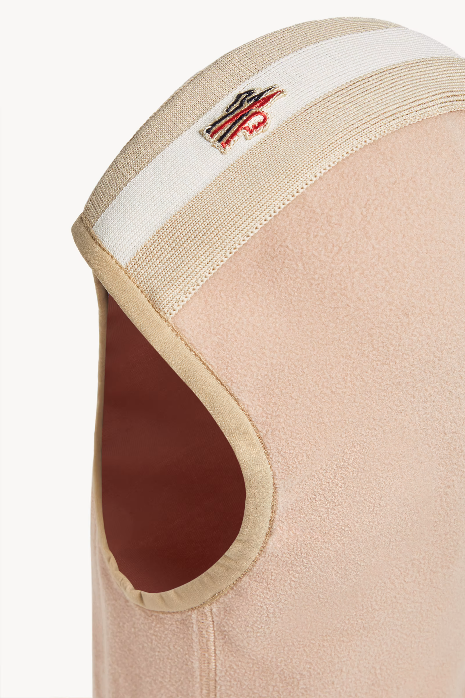 Striped Trim Fleece Balaclava