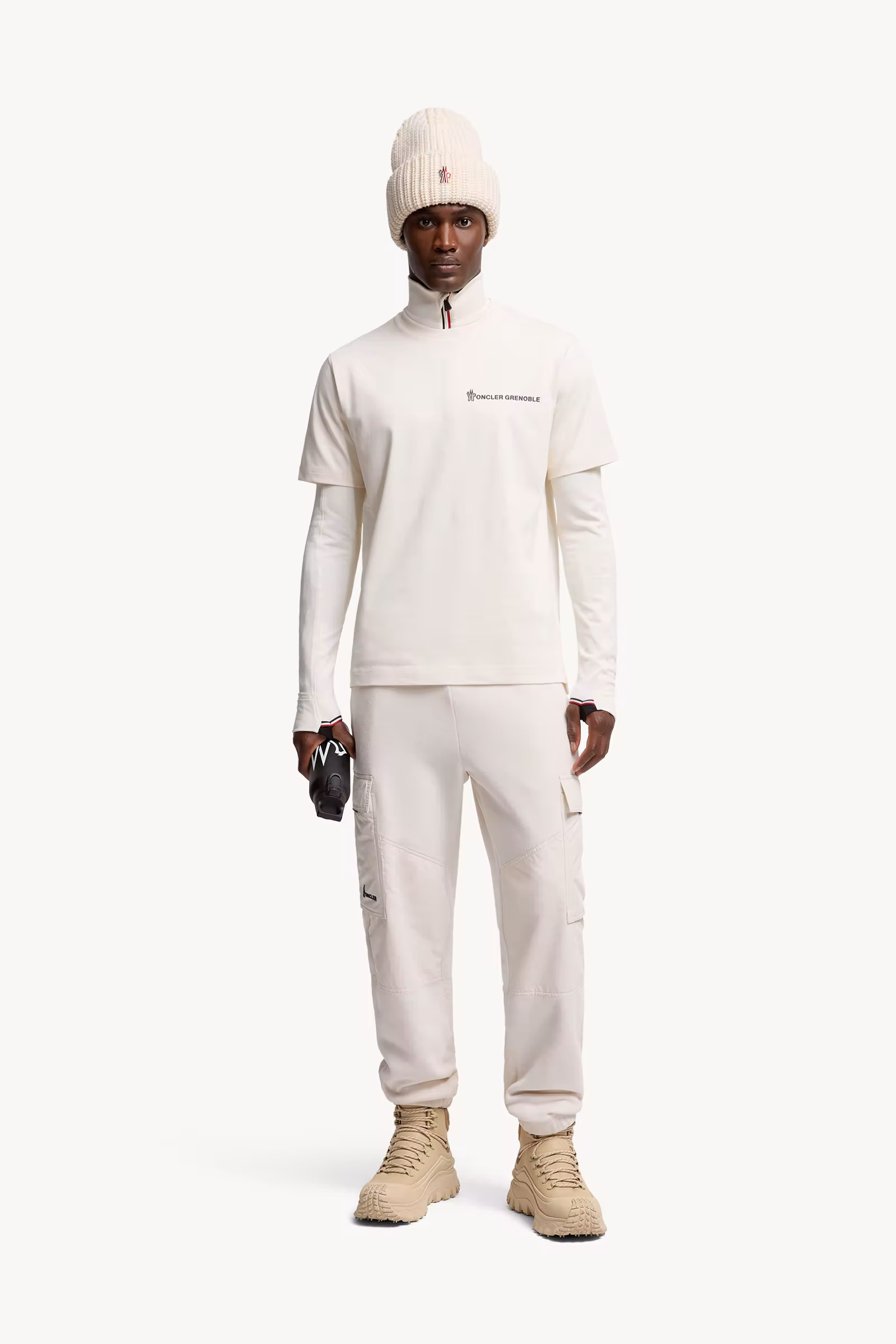 Embossed Logo Cotton T-Shirt