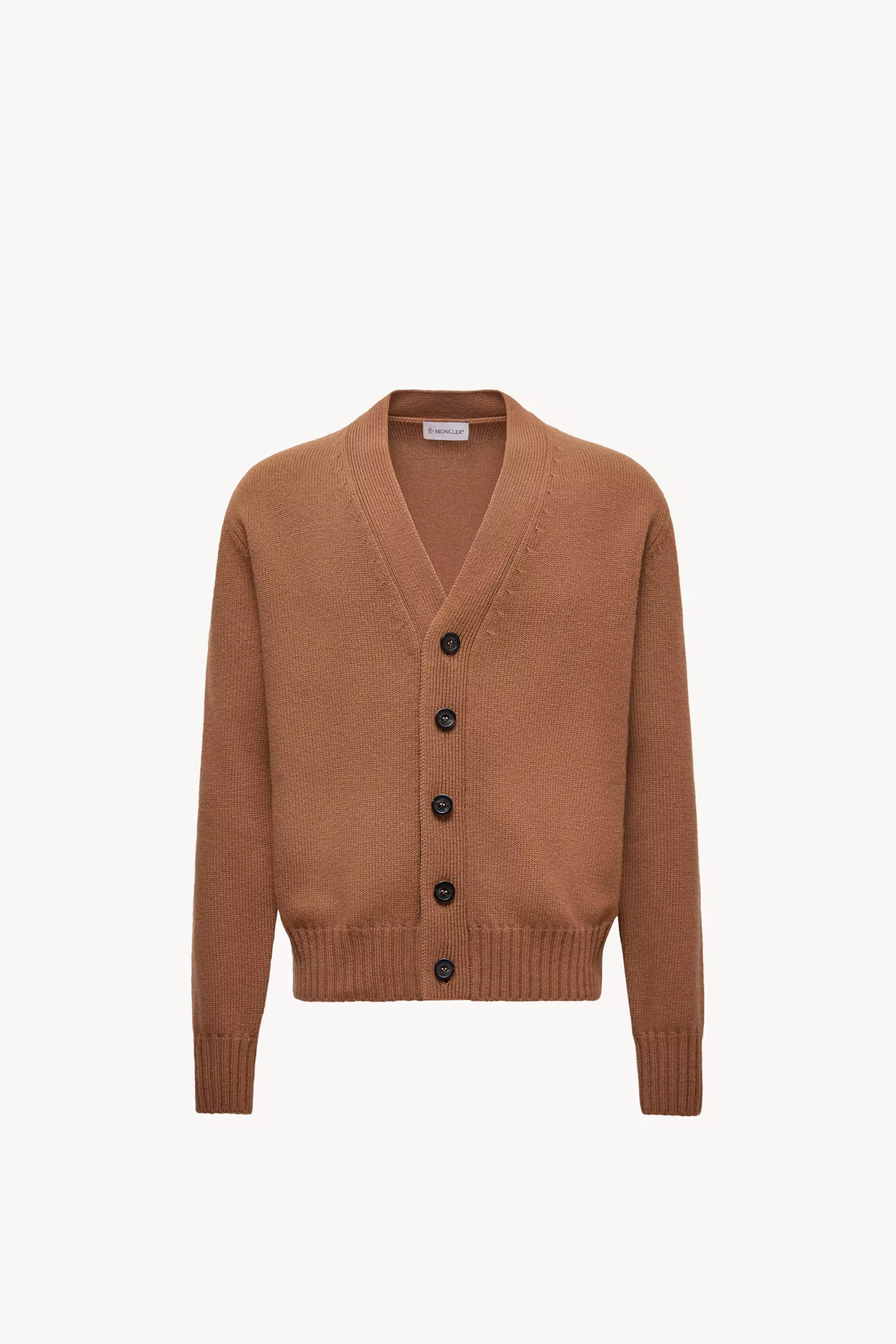 V-Neck Wool Cardigan