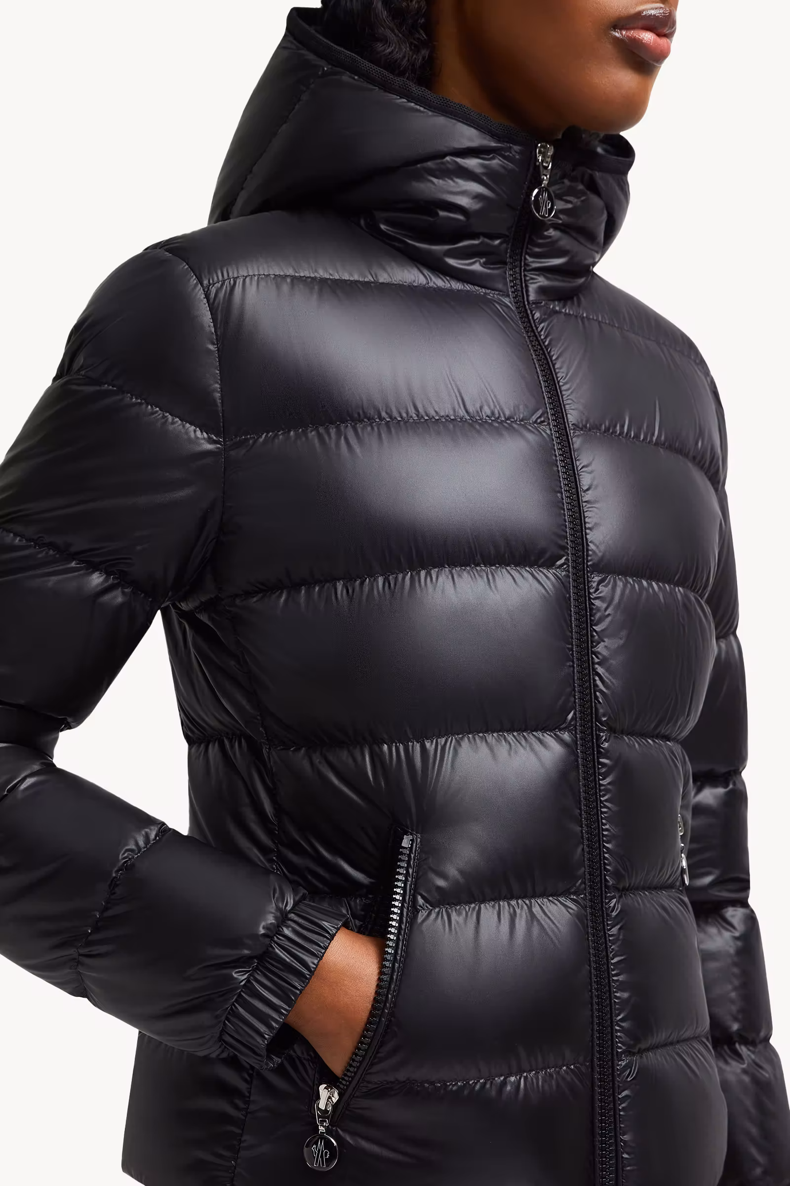 Gles Hooded Short Down Jacket