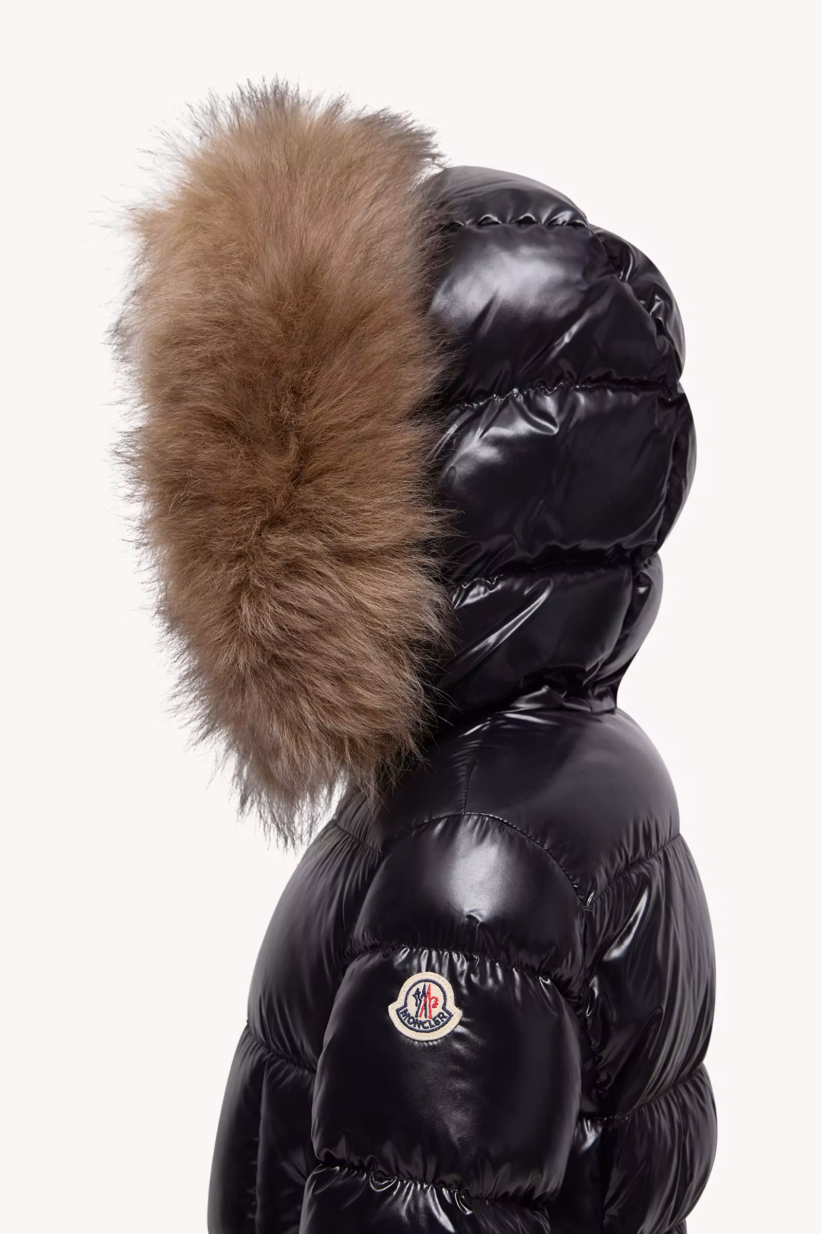 Aruna Shearling-Trimmed Hooded Down Jacket