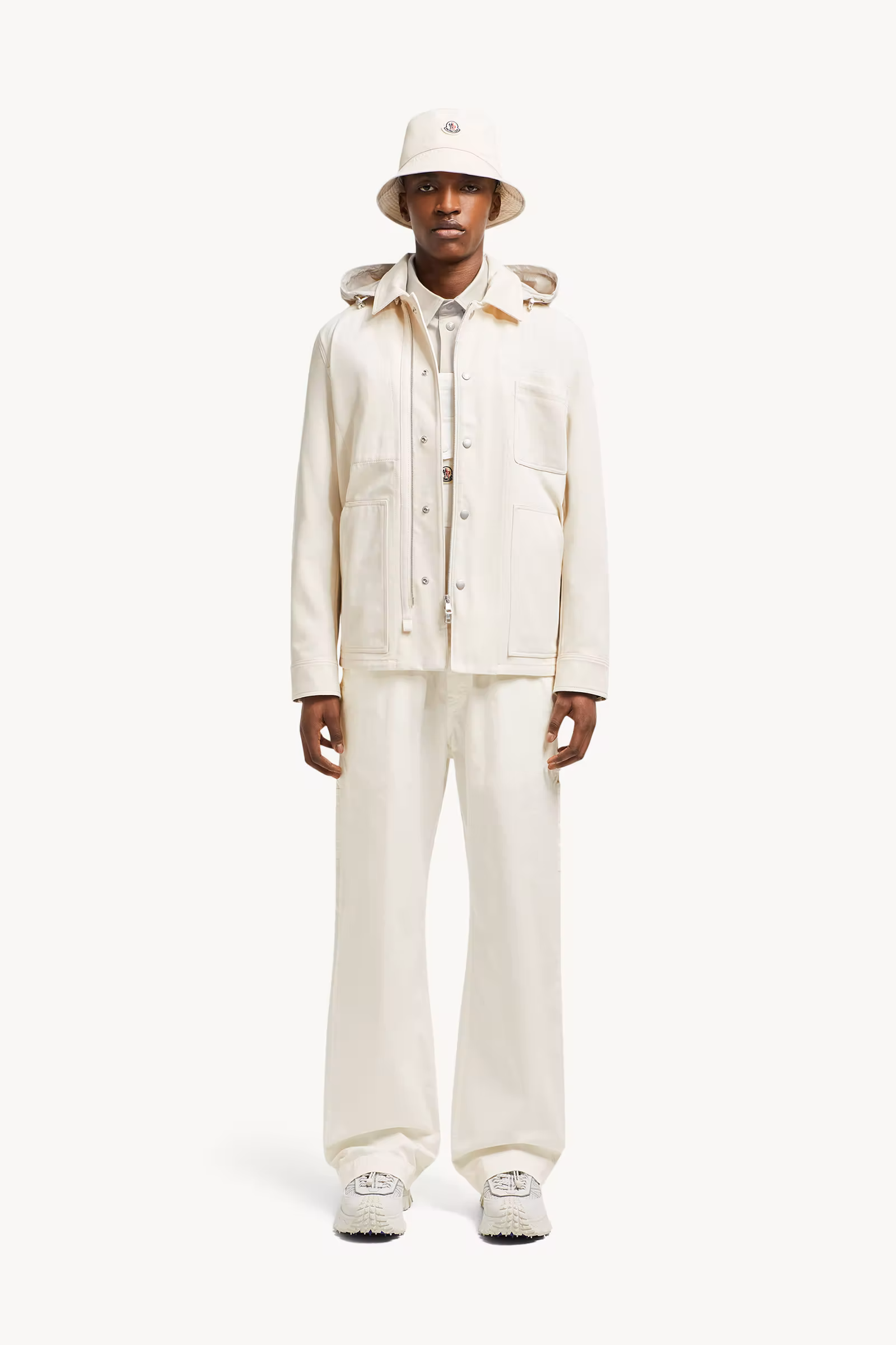 Guerledan Hooded Cotton Shirt Jacket