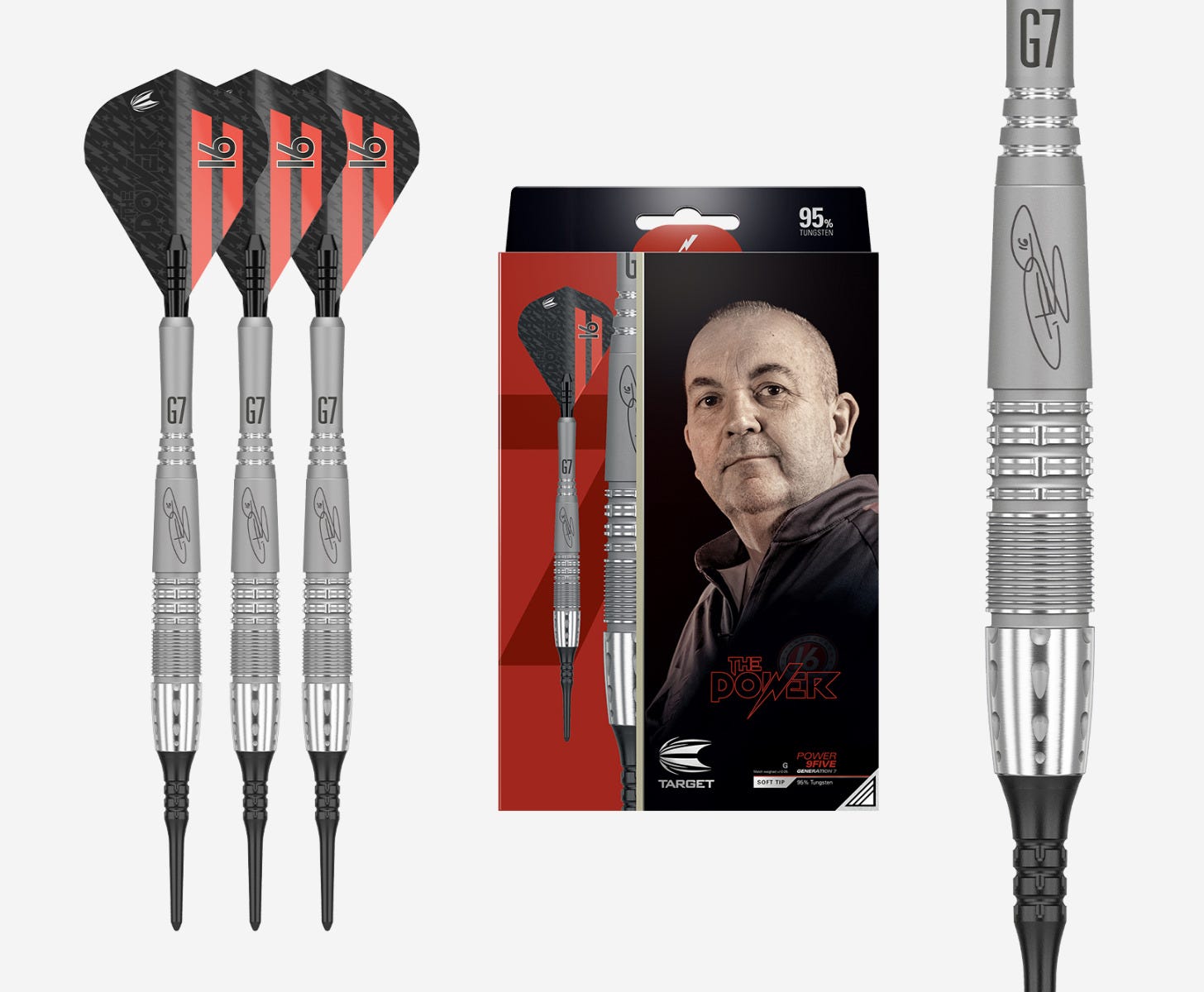 Phil Taylor Power 9Five G7 Soft Tip