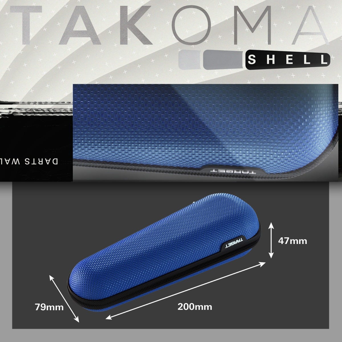 Takoma Shell Blue Wallet