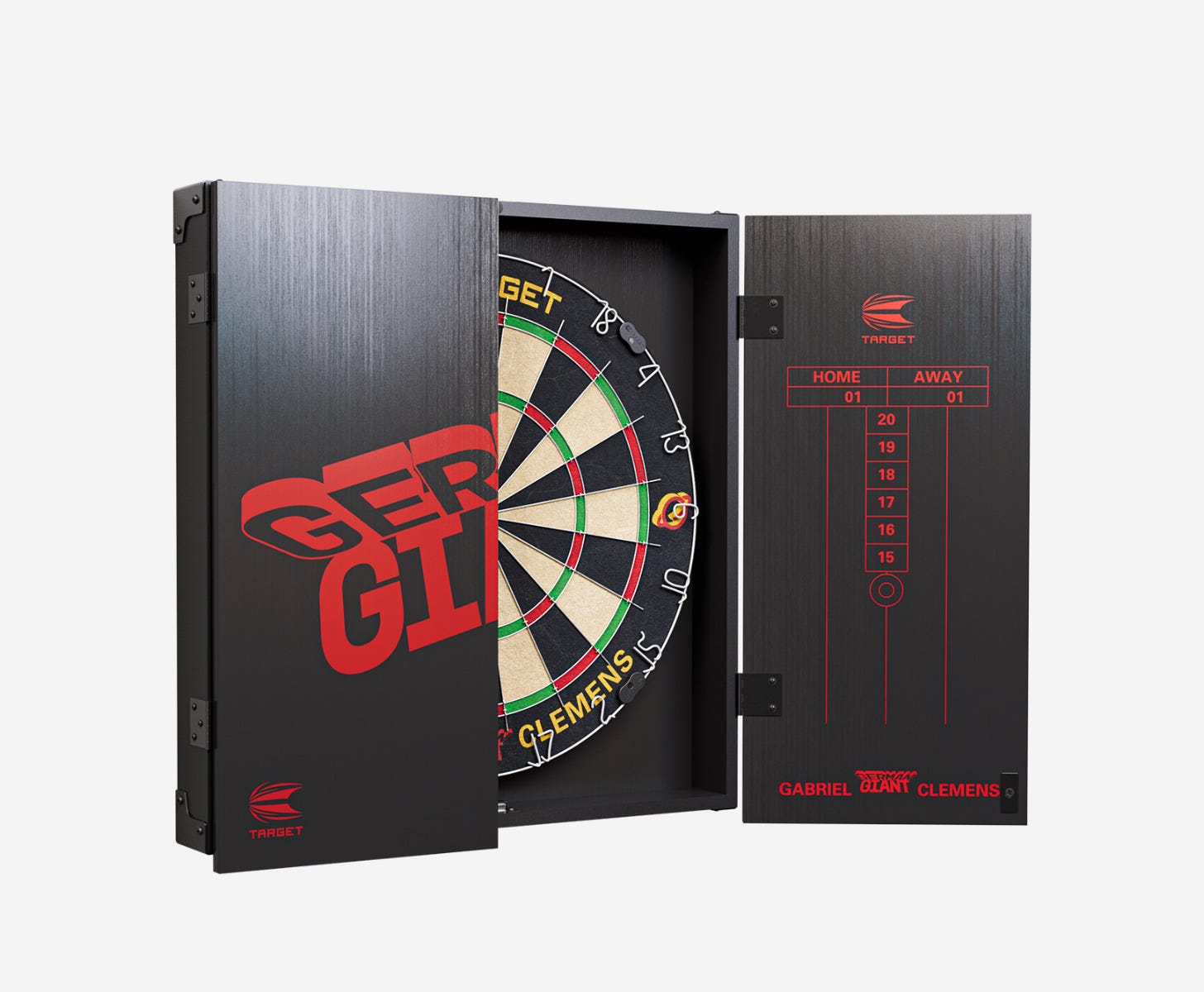 Gabriel Clemens Cabinet and Dartboard Set