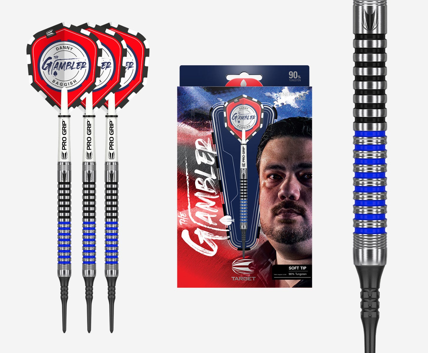 Danny Baggish 90% Tungsten 18g Soft Tip Darts