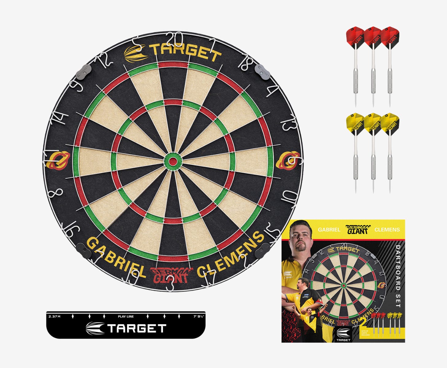 Gabriel Clemens Dartboard Set