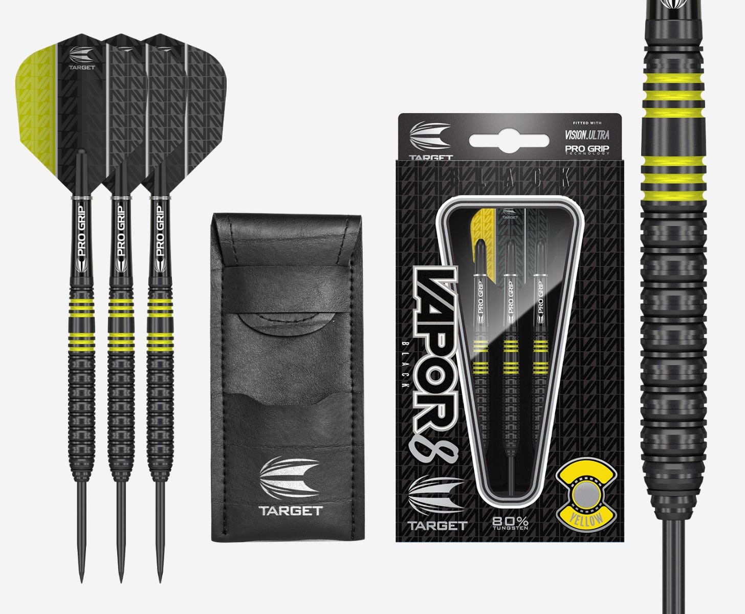 Vapor8 Black - Yellow