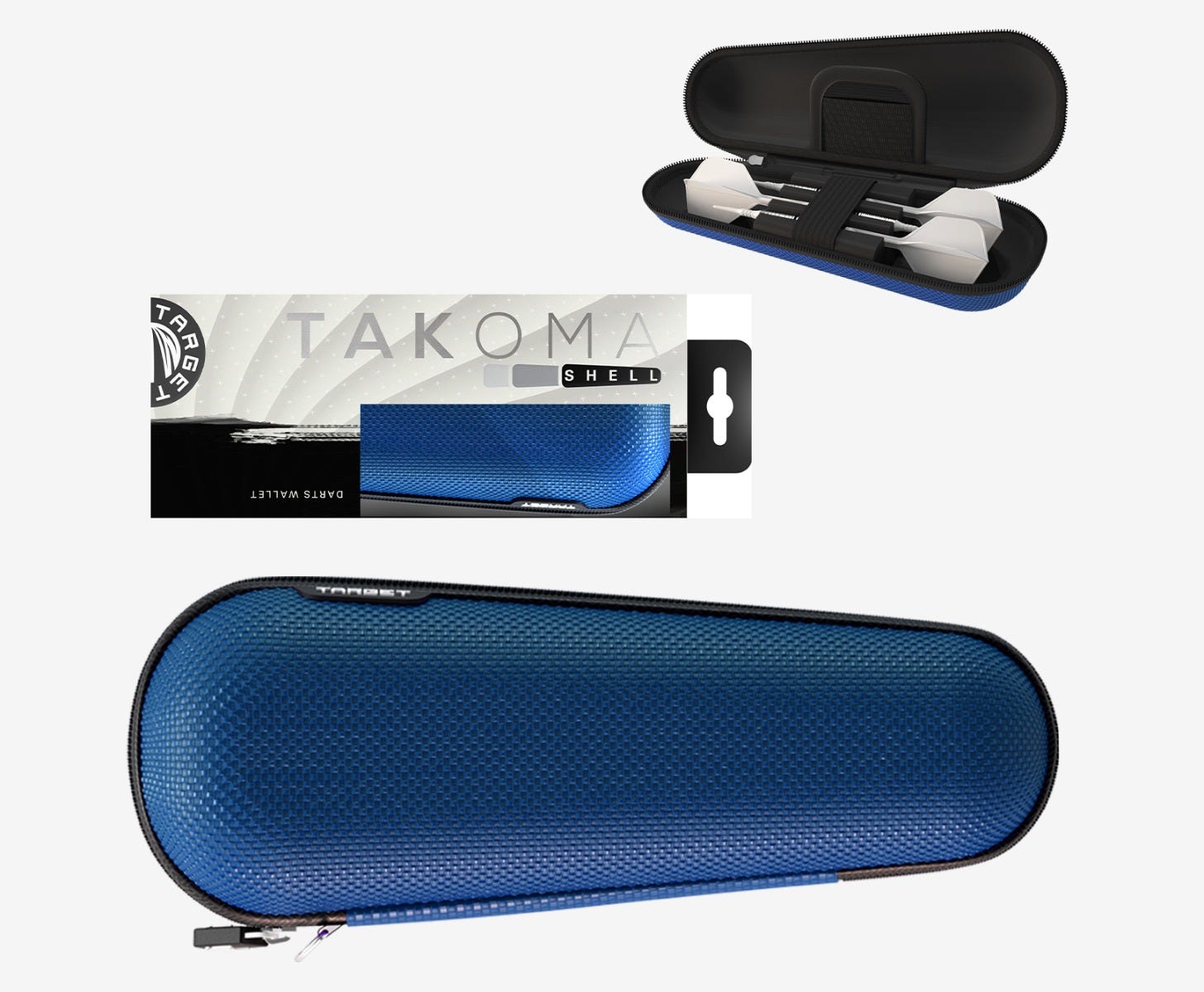 Takoma Shell Blue Wallet