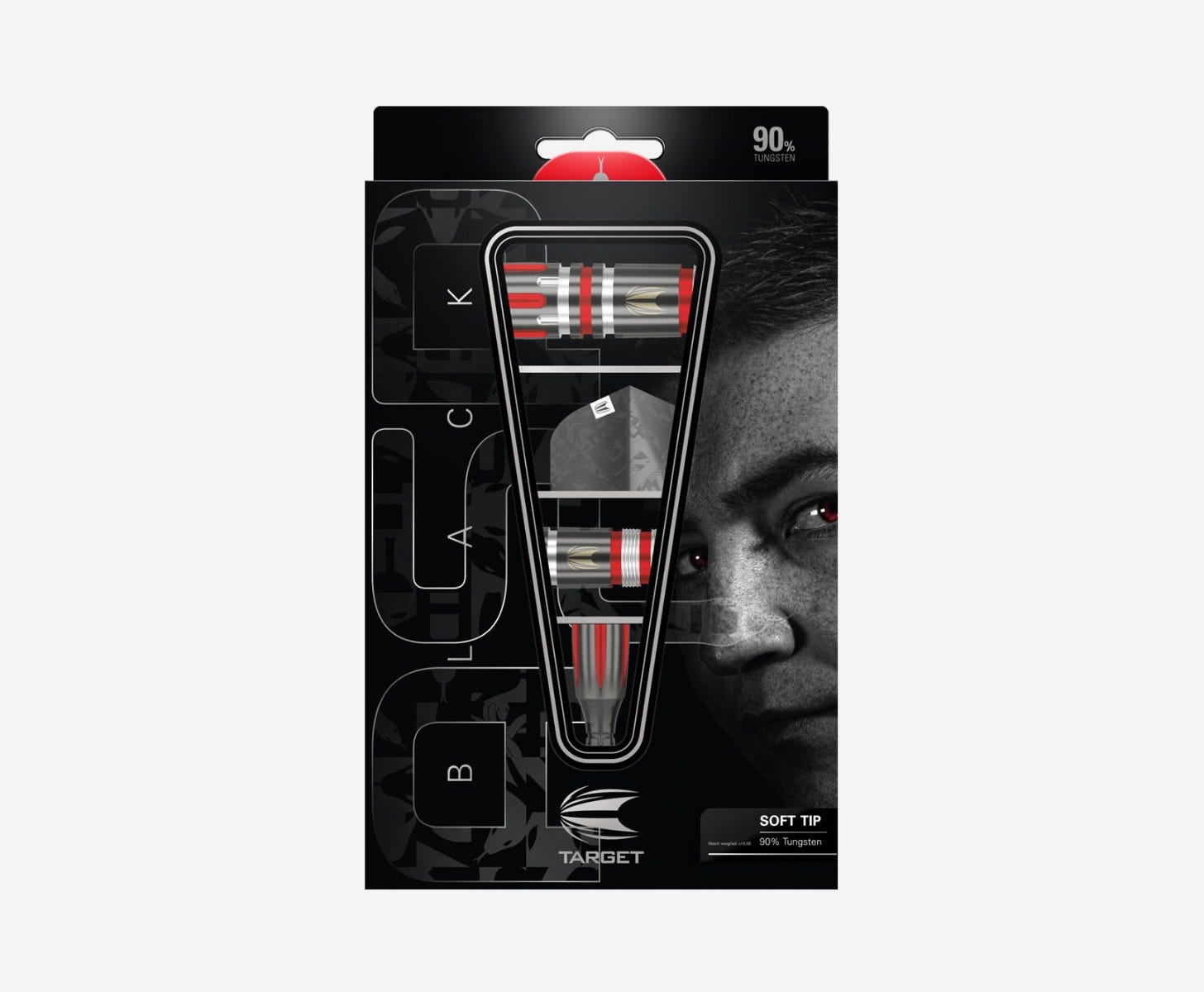 Nathan Aspinall Black 90% Soft Tip 18g Darts