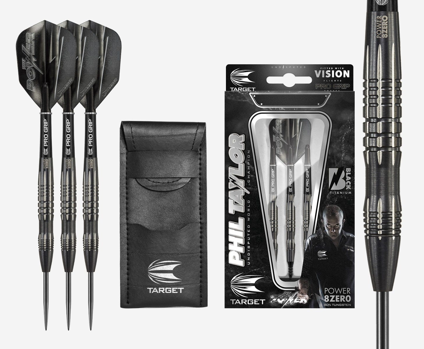 Phil Taylor Power 8-Zero Black P8Z3
