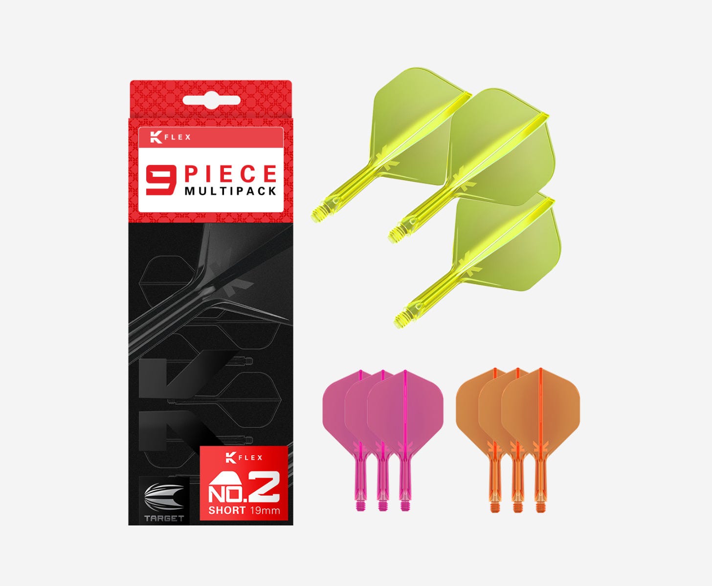 K-Flex No.2 Multipack - Yellow/Pink/Orange