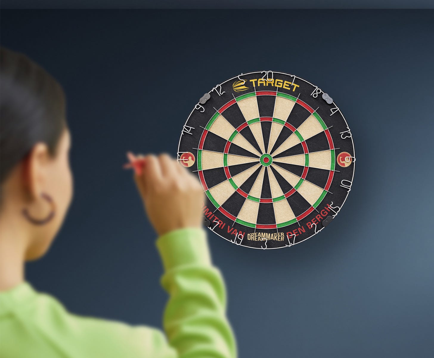 Dimitri Van den Bergh Dartboard Set