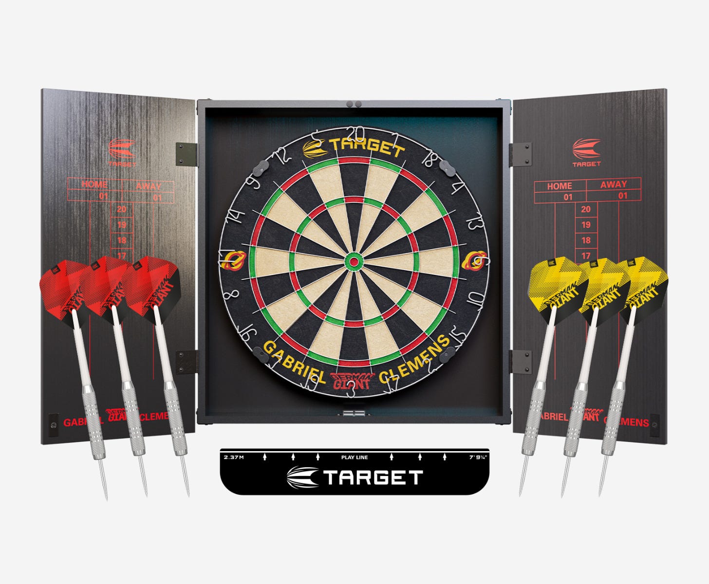 Gabriel Clemens Cabinet and Dartboard Set